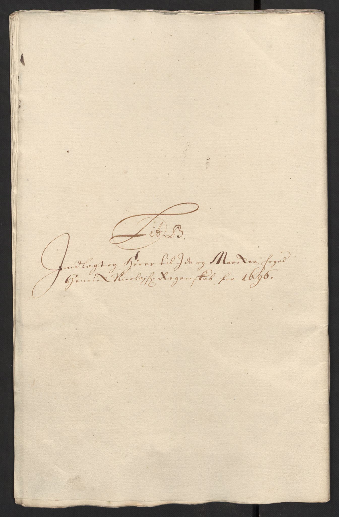 Rentekammeret inntil 1814, Reviderte regnskaper, Fogderegnskap, RA/EA-4092/R01/L0013: Fogderegnskap Idd og Marker, 1696-1698, p. 111
