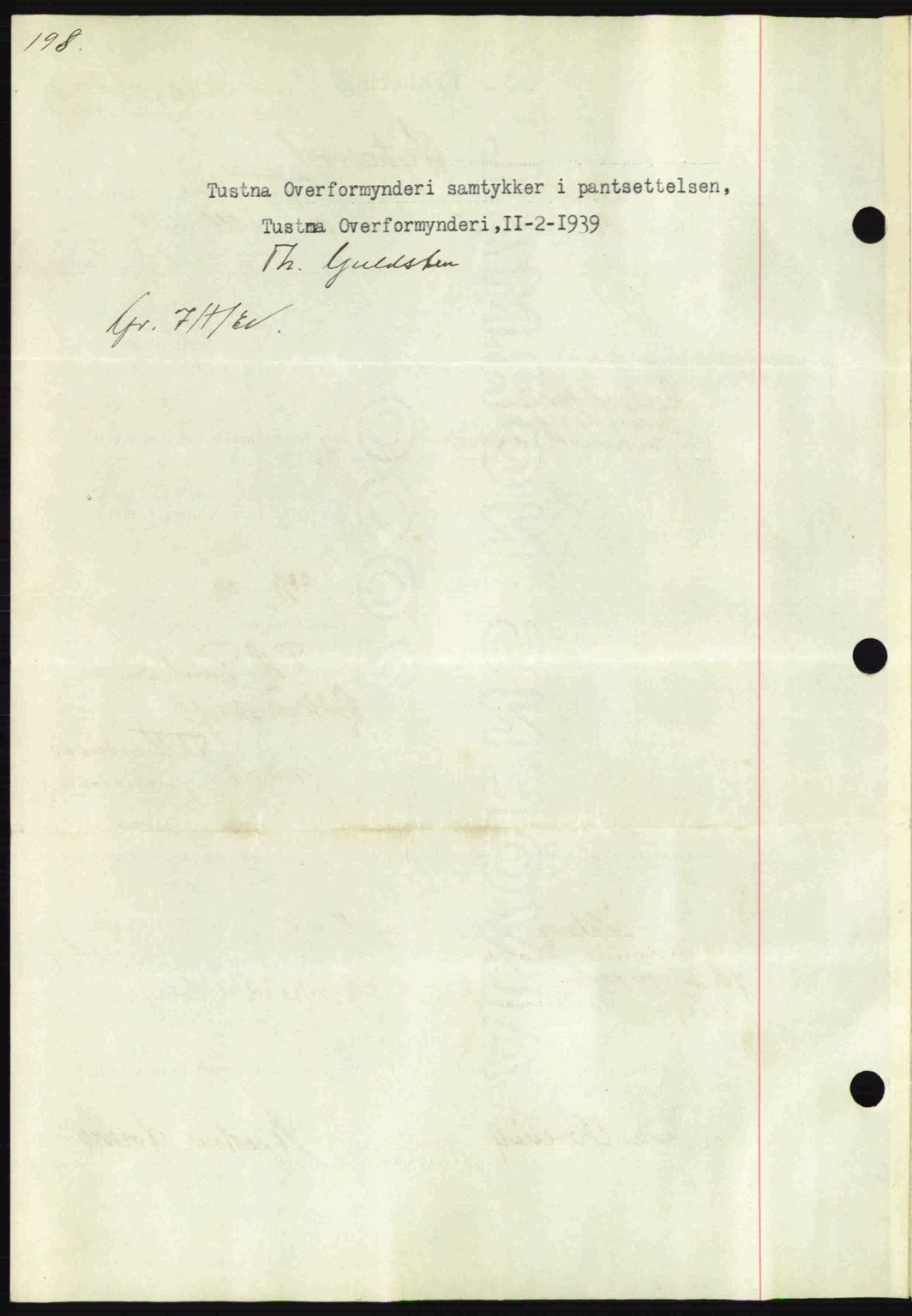 Nordmøre sorenskriveri, AV/SAT-A-4132/1/2/2Ca: Mortgage book no. B85, 1939-1939, Diary no: : 1060/1939