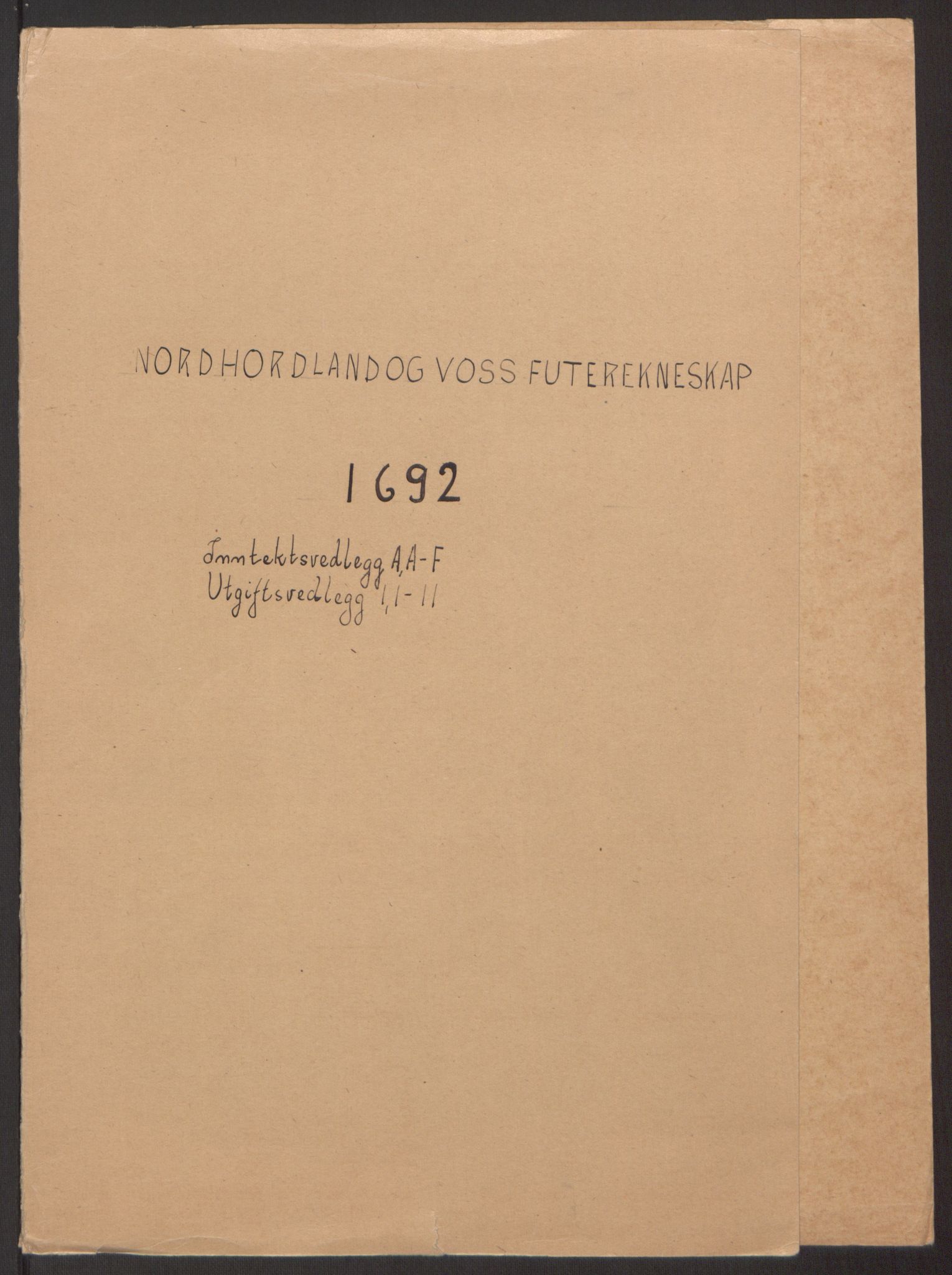 Rentekammeret inntil 1814, Reviderte regnskaper, Fogderegnskap, AV/RA-EA-4092/R51/L3181: Fogderegnskap Nordhordland og Voss, 1691-1692, p. 195