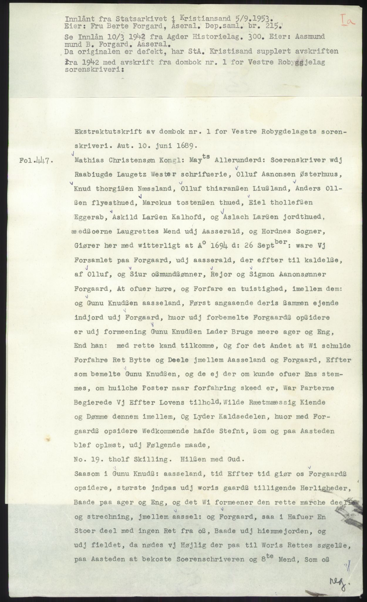 Samlinger til kildeutgivelse, Diplomavskriftsamlingen, RA/EA-4053/H/Ha, p. 1152