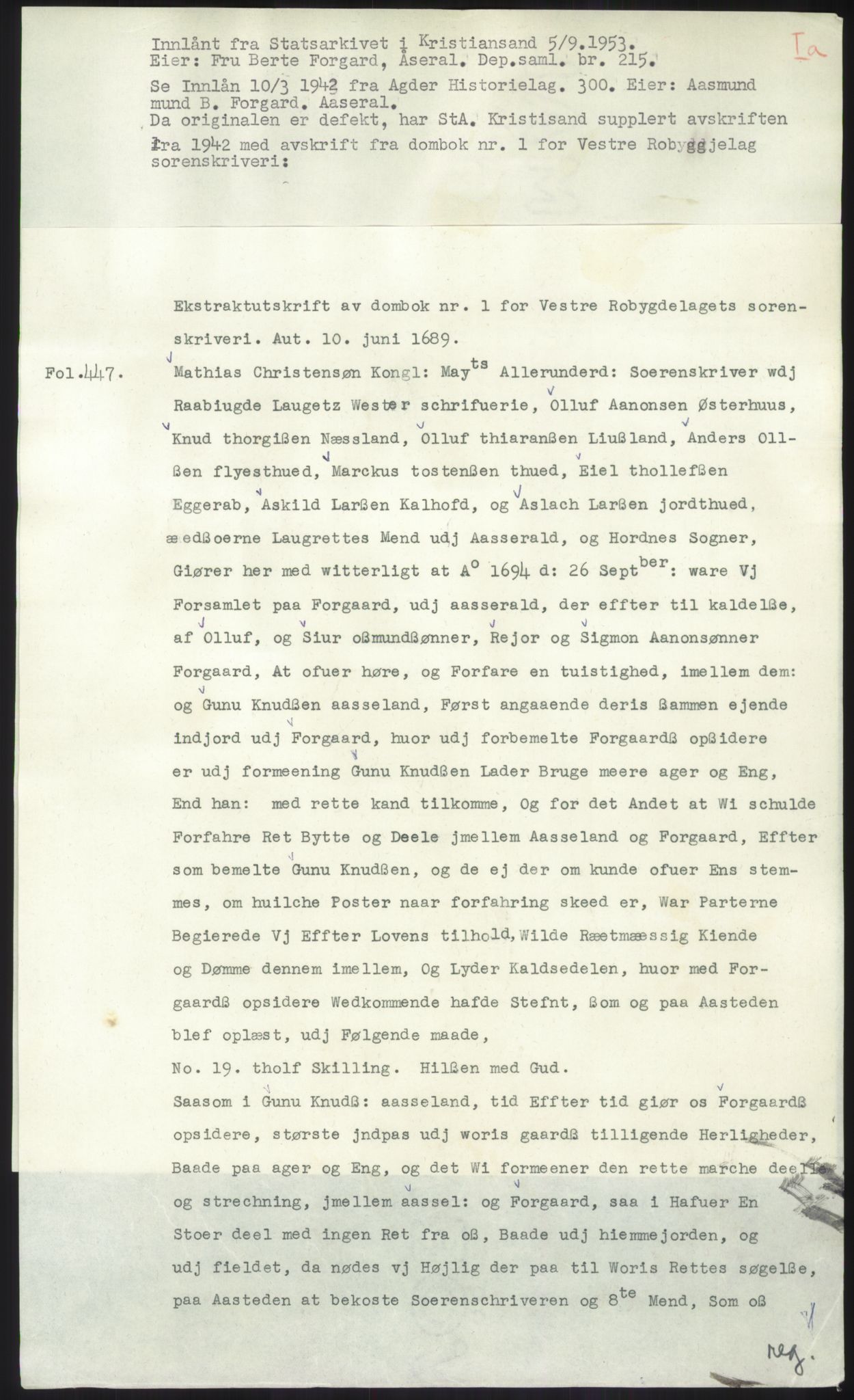 Samlinger til kildeutgivelse, Diplomavskriftsamlingen, AV/RA-EA-4053/H/Ha, p. 1152