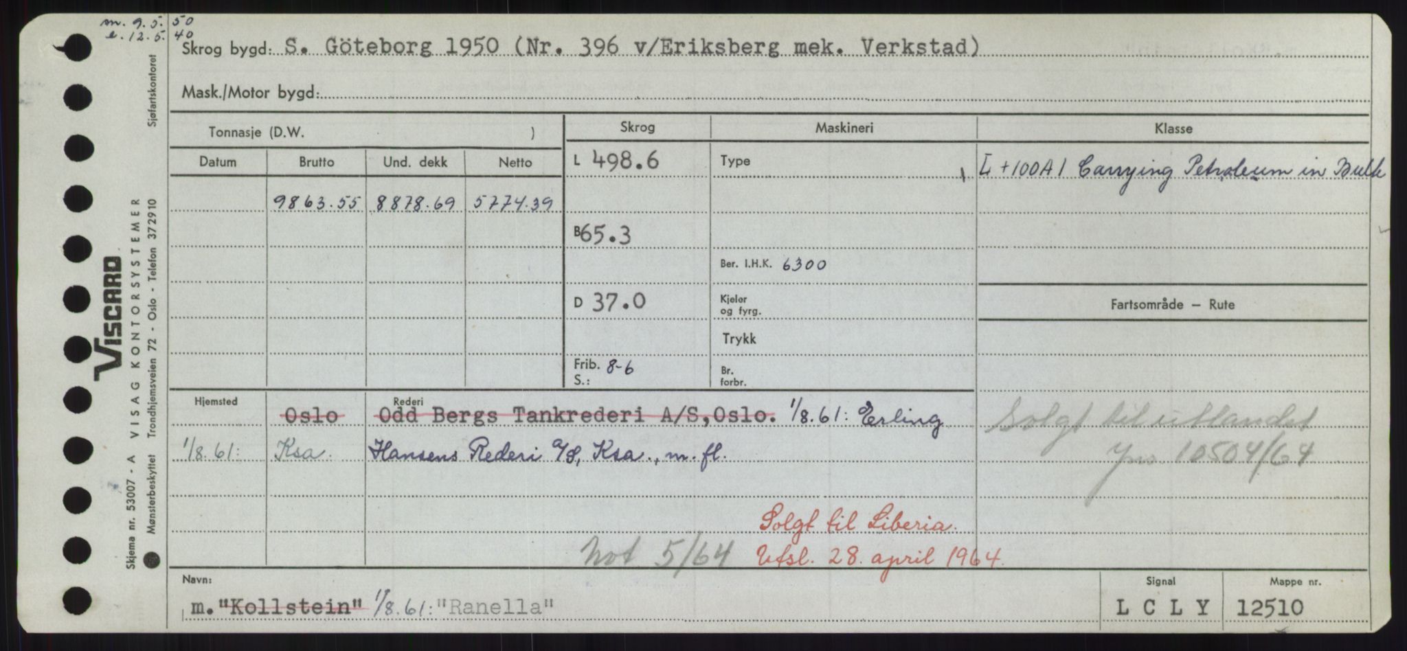 Sjøfartsdirektoratet med forløpere, Skipsmålingen, RA/S-1627/H/Hd/L0030: Fartøy, Q-Riv, p. 193