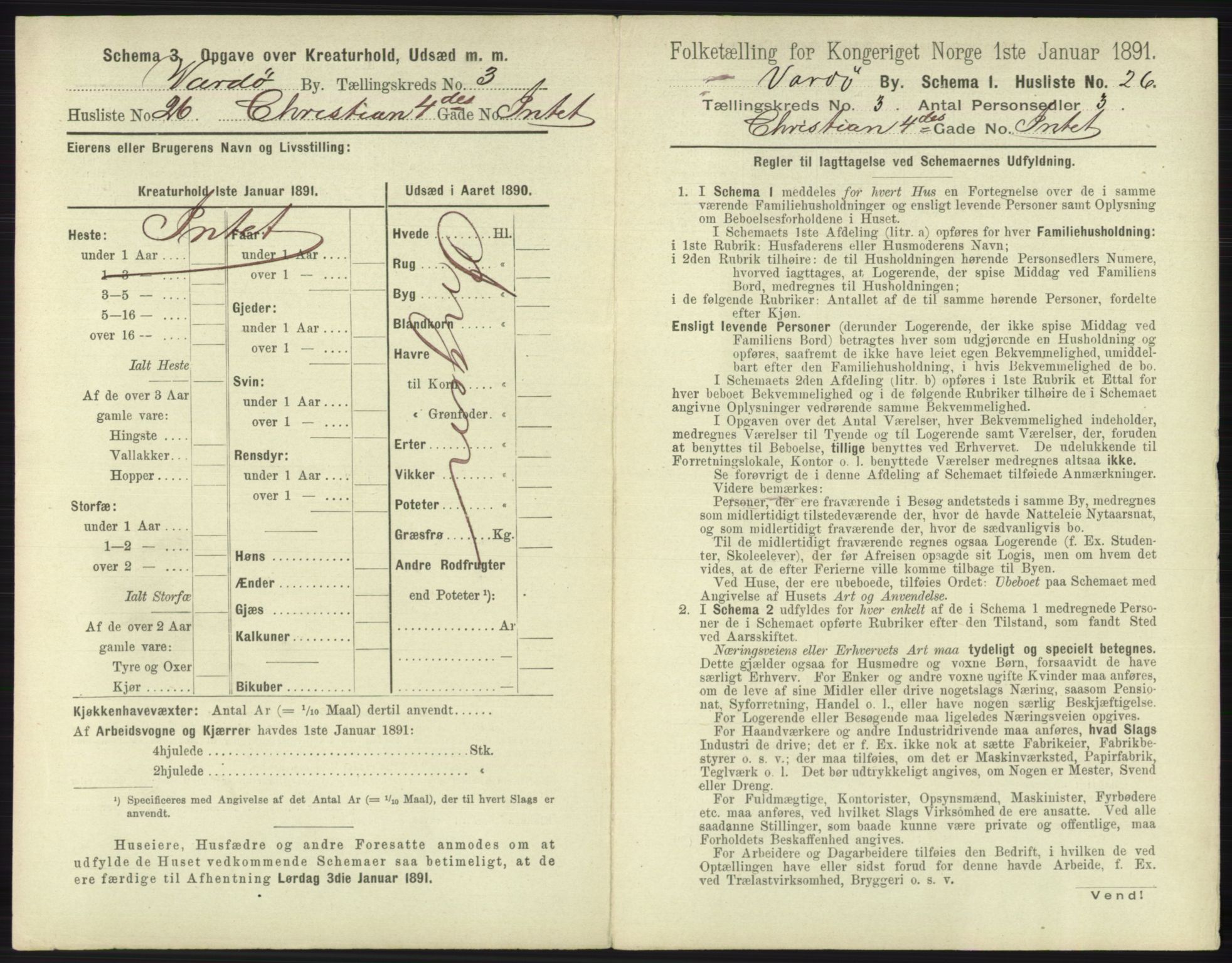 RA, 1891 census for 2002 Vardø, 1891, p. 1531