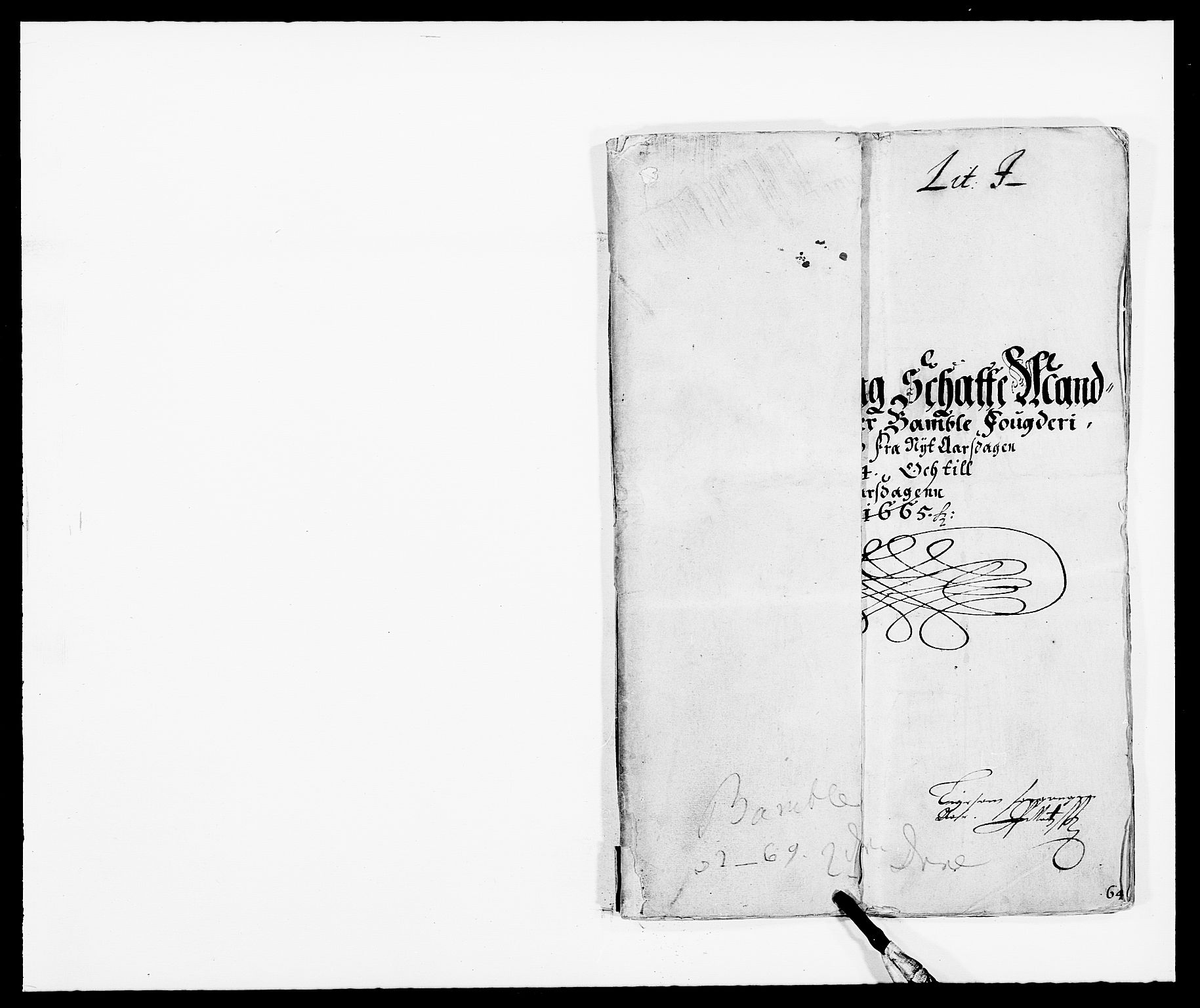 Rentekammeret inntil 1814, Reviderte regnskaper, Fogderegnskap, RA/EA-4092/R34/L2038: Fogderegnskap Bamble, 1662-1669, p. 6