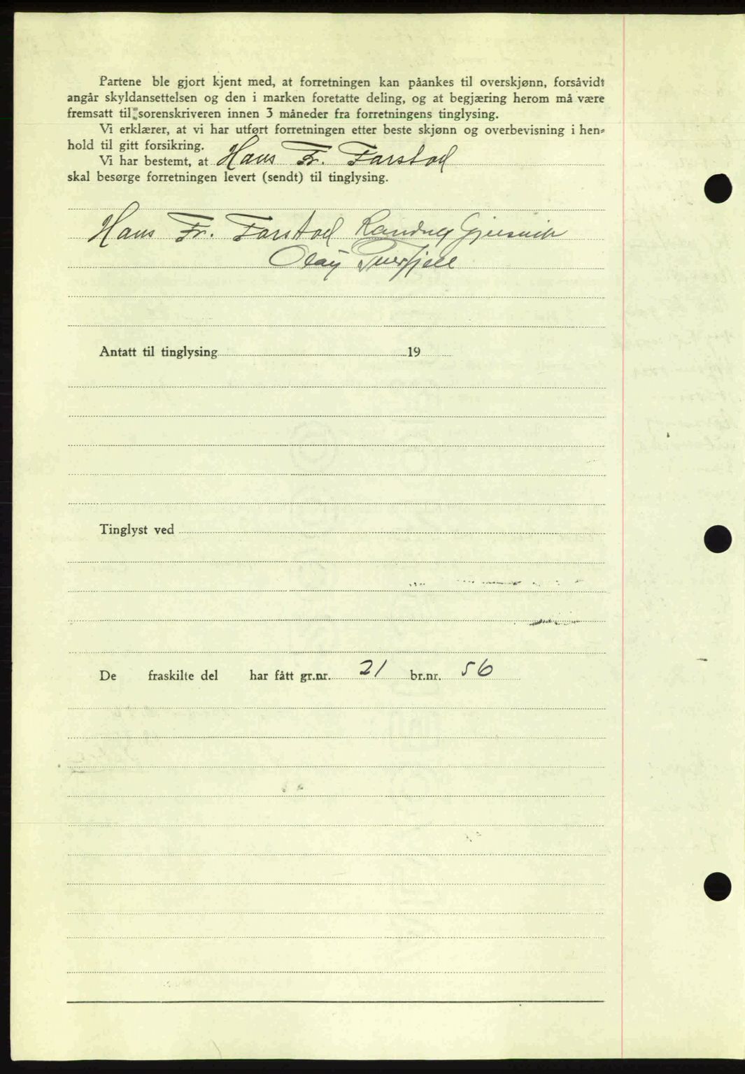 Romsdal sorenskriveri, AV/SAT-A-4149/1/2/2C: Mortgage book no. A14, 1943-1943, Diary no: : 787/1943