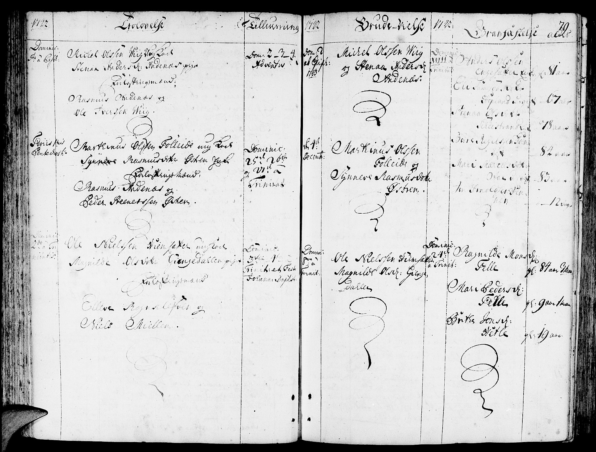 Gloppen sokneprestembete, AV/SAB-A-80101/H/Haa/Haaa/L0003: Parish register (official) no. A 3, 1739-1757, p. 79