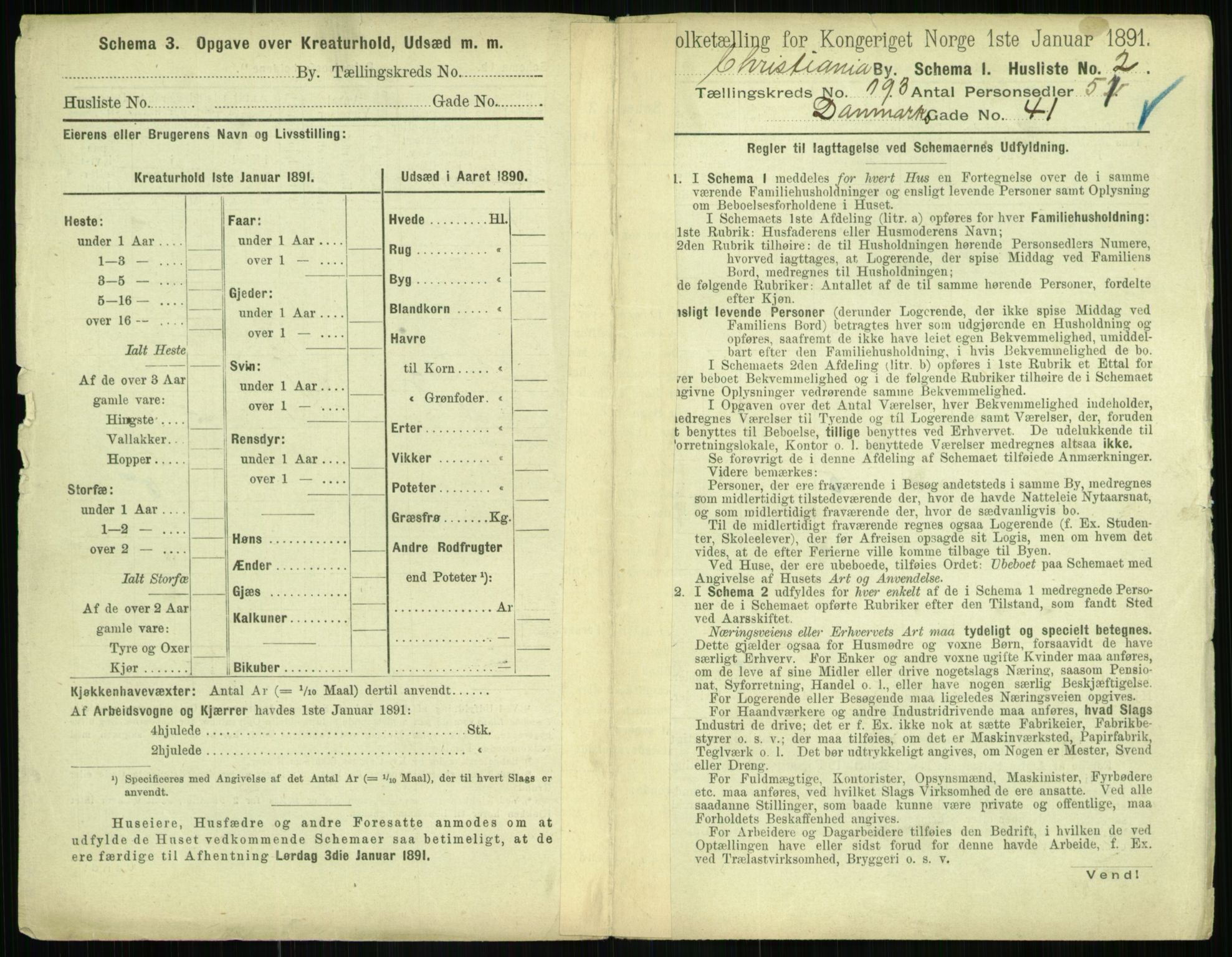 RA, 1891 census for 0301 Kristiania, 1891, p. 116066