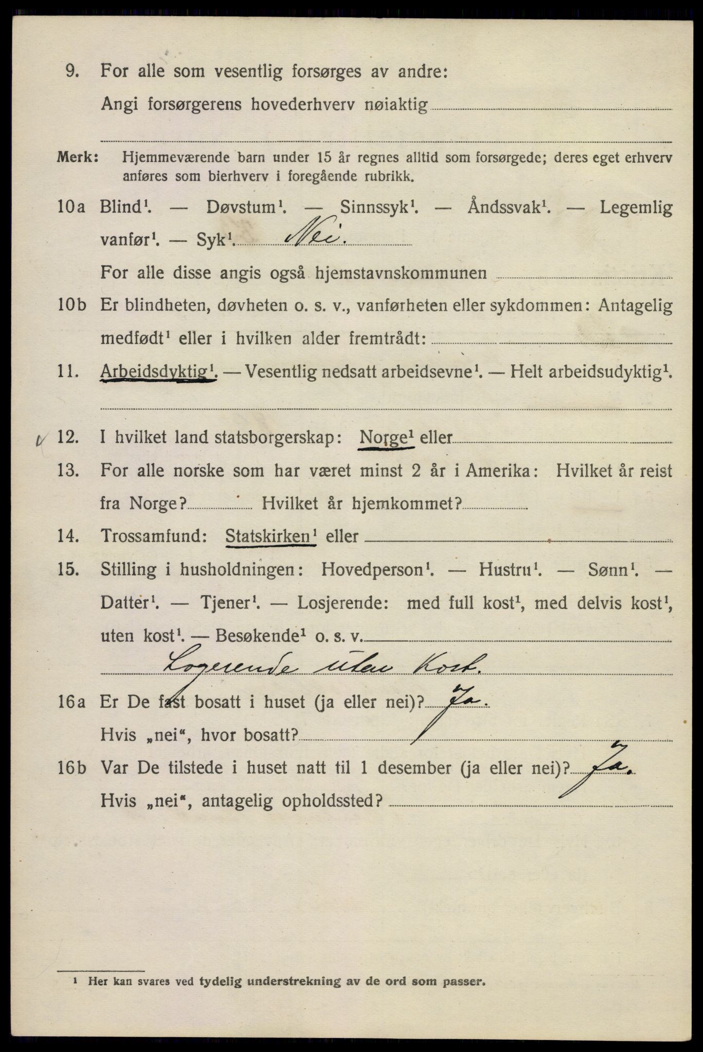 SAO, 1920 census for Kristiania, 1920, p. 331500