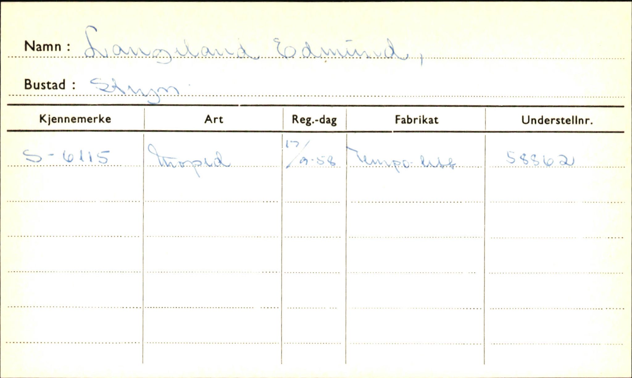 Statens vegvesen, Sogn og Fjordane vegkontor, AV/SAB-A-5301/4/F/L0001B: Eigarregister Fjordane til 1.6.1961, 1930-1961, p. 419