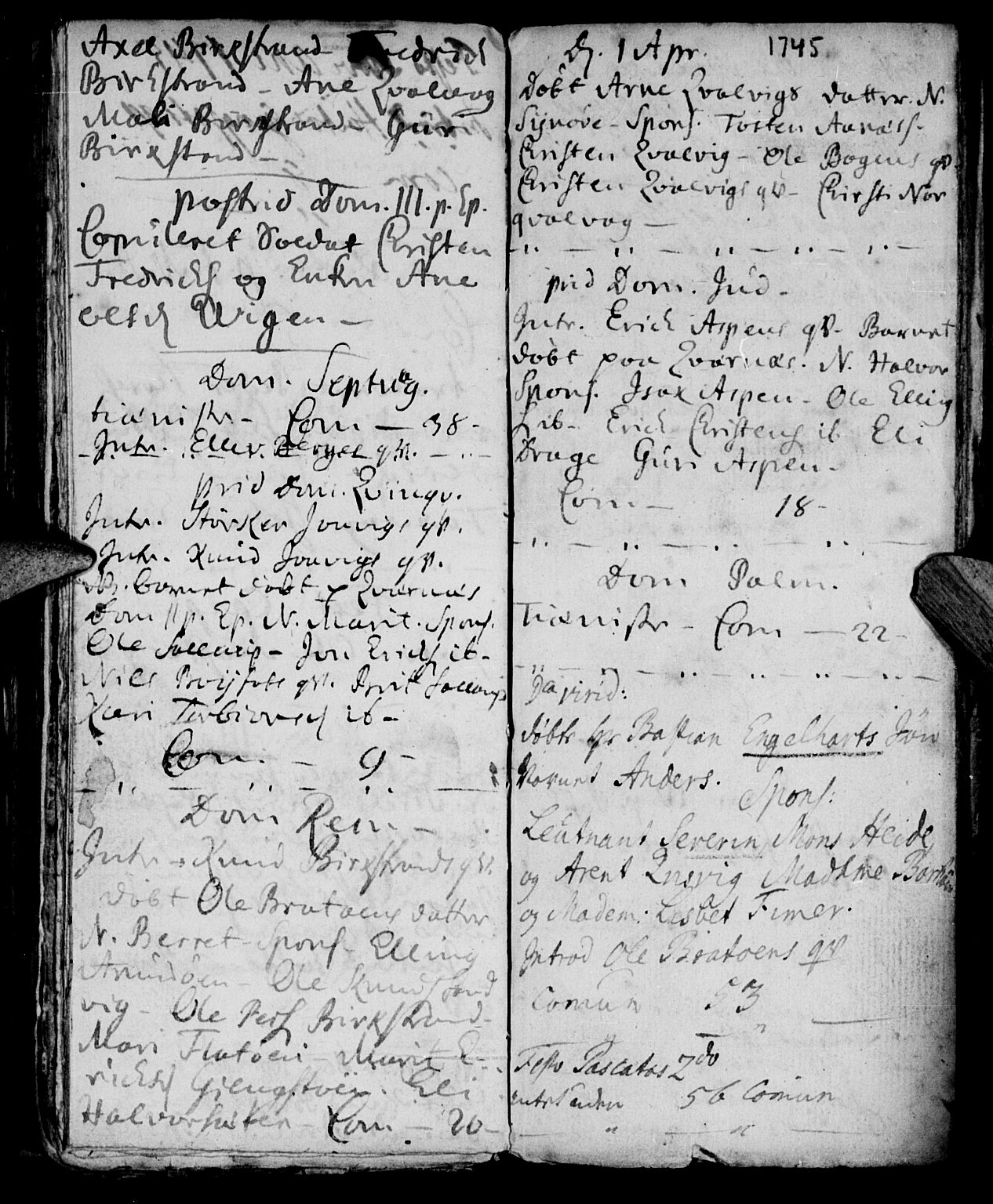 Ministerialprotokoller, klokkerbøker og fødselsregistre - Møre og Romsdal, SAT/A-1454/573/L0871: Parish register (official) no. 573A01, 1732-1754