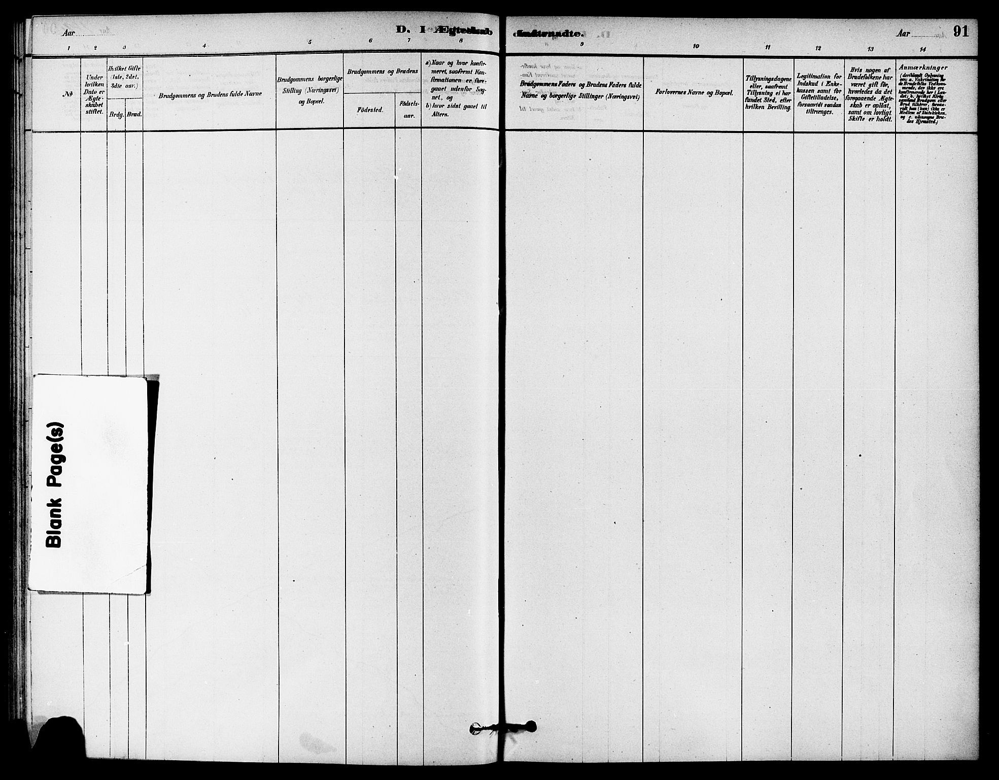 Jelsa sokneprestkontor, AV/SAST-A-101842/01/IV: Parish register (official) no. A 9, 1878-1898, p. 91