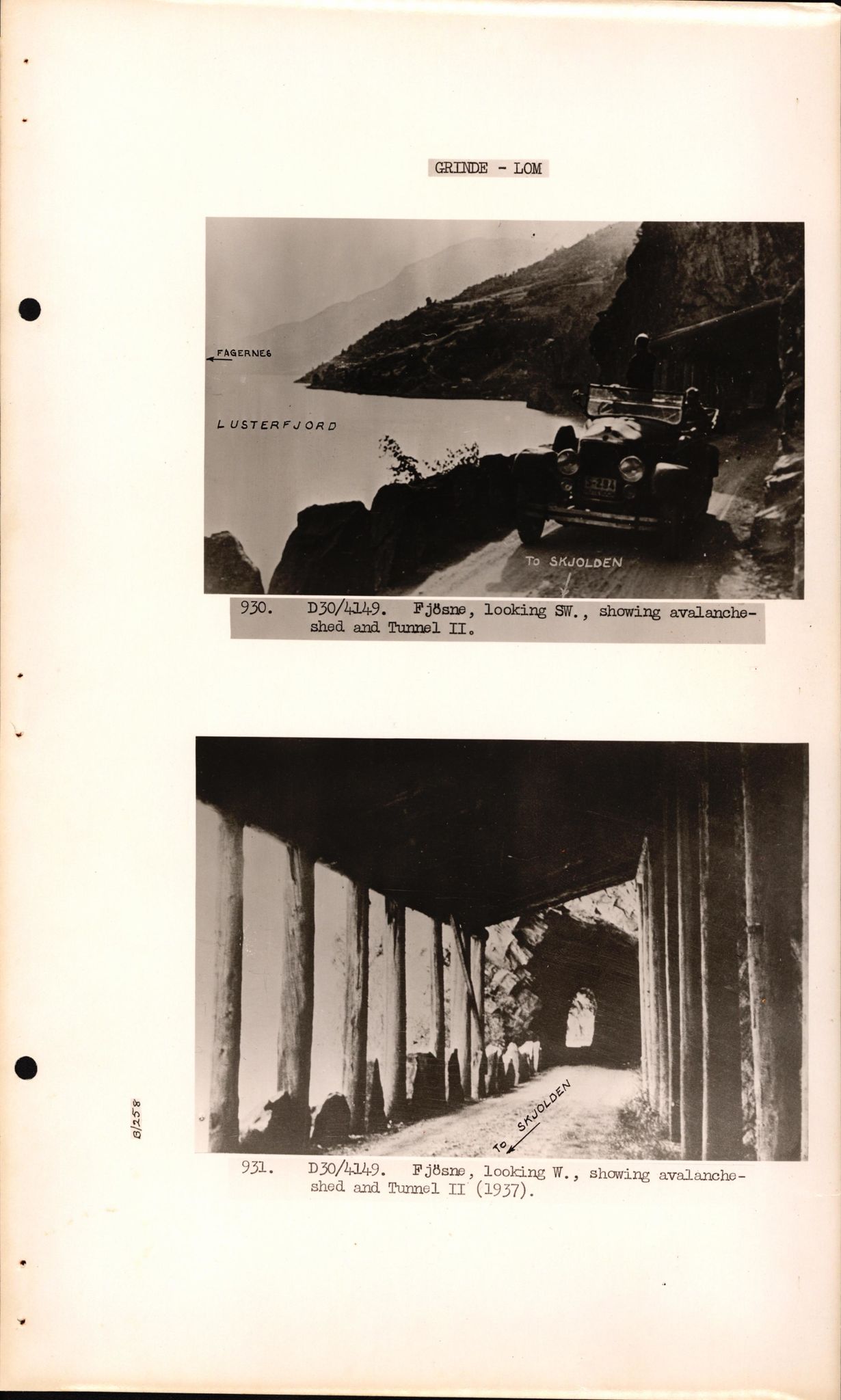 Forsvaret, Forsvarets overkommando II, AV/RA-RAFA-3915/D/Dd/L0018: Sør-Norge, veier, 1943-1945, p. 726