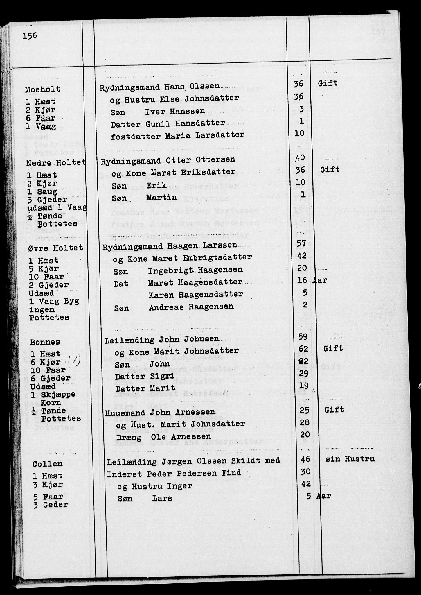 SATØ, Census 1845 for Ibestad, 1845, p. 156