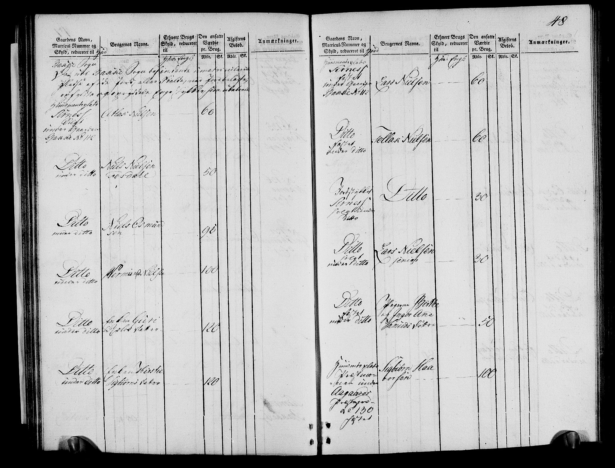 Rentekammeret inntil 1814, Realistisk ordnet avdeling, AV/RA-EA-4070/N/Ne/Nea/L0095: Lista fogderi. Oppebørselsregister, 1803-1804, p. 50