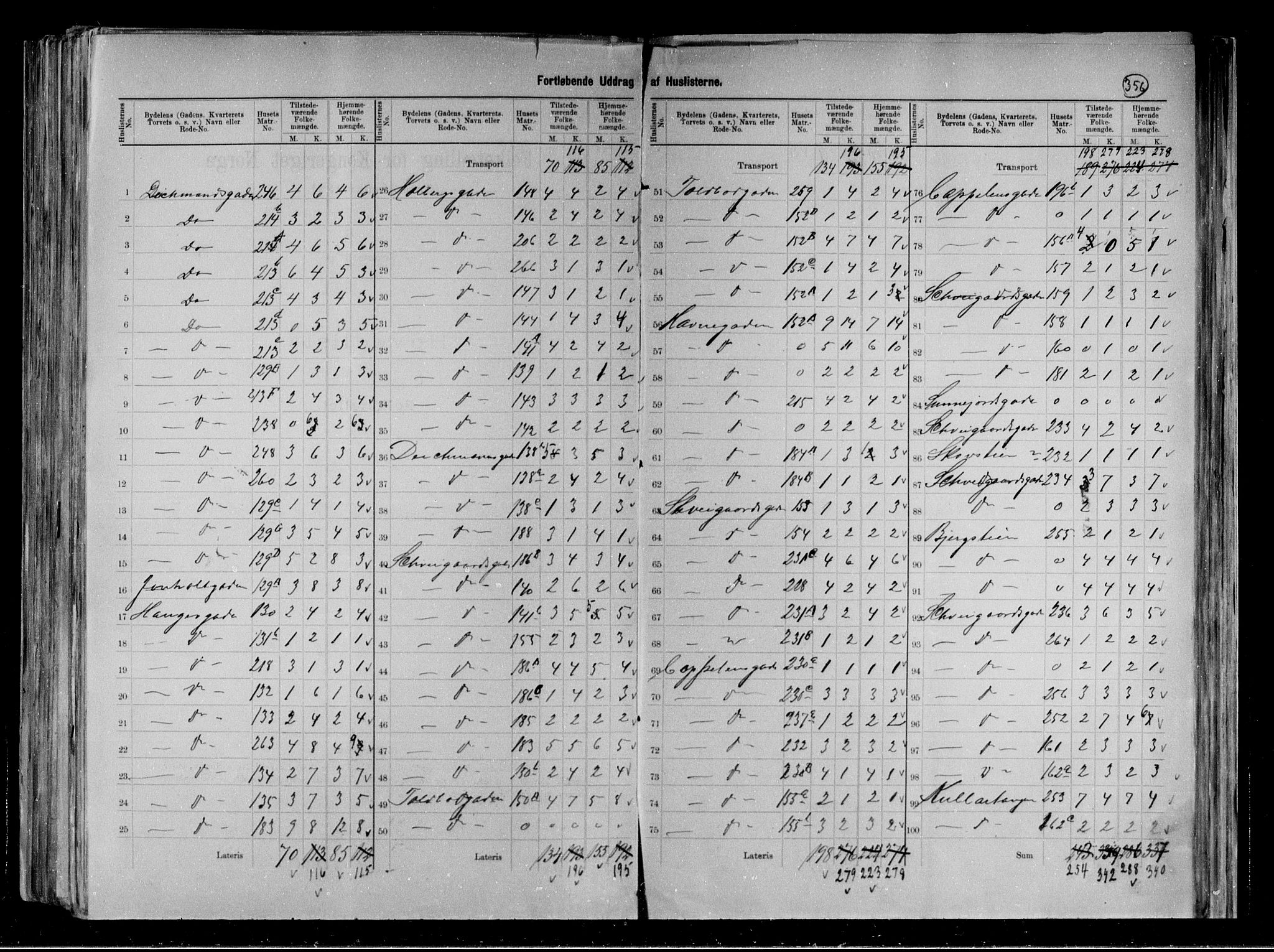 RA, 1891 census for 0805 Porsgrunn, 1891, p. 17