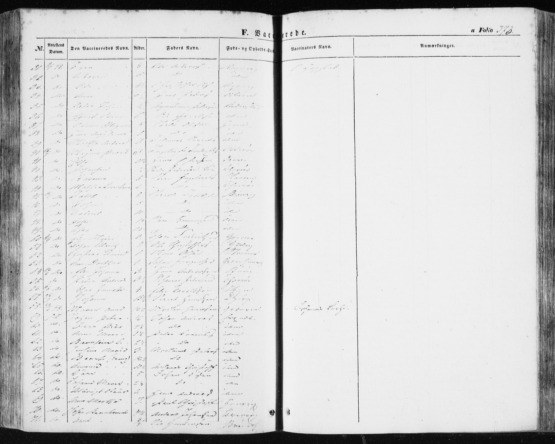 Ministerialprotokoller, klokkerbøker og fødselsregistre - Sør-Trøndelag, AV/SAT-A-1456/634/L0529: Parish register (official) no. 634A05, 1843-1851, p. 373