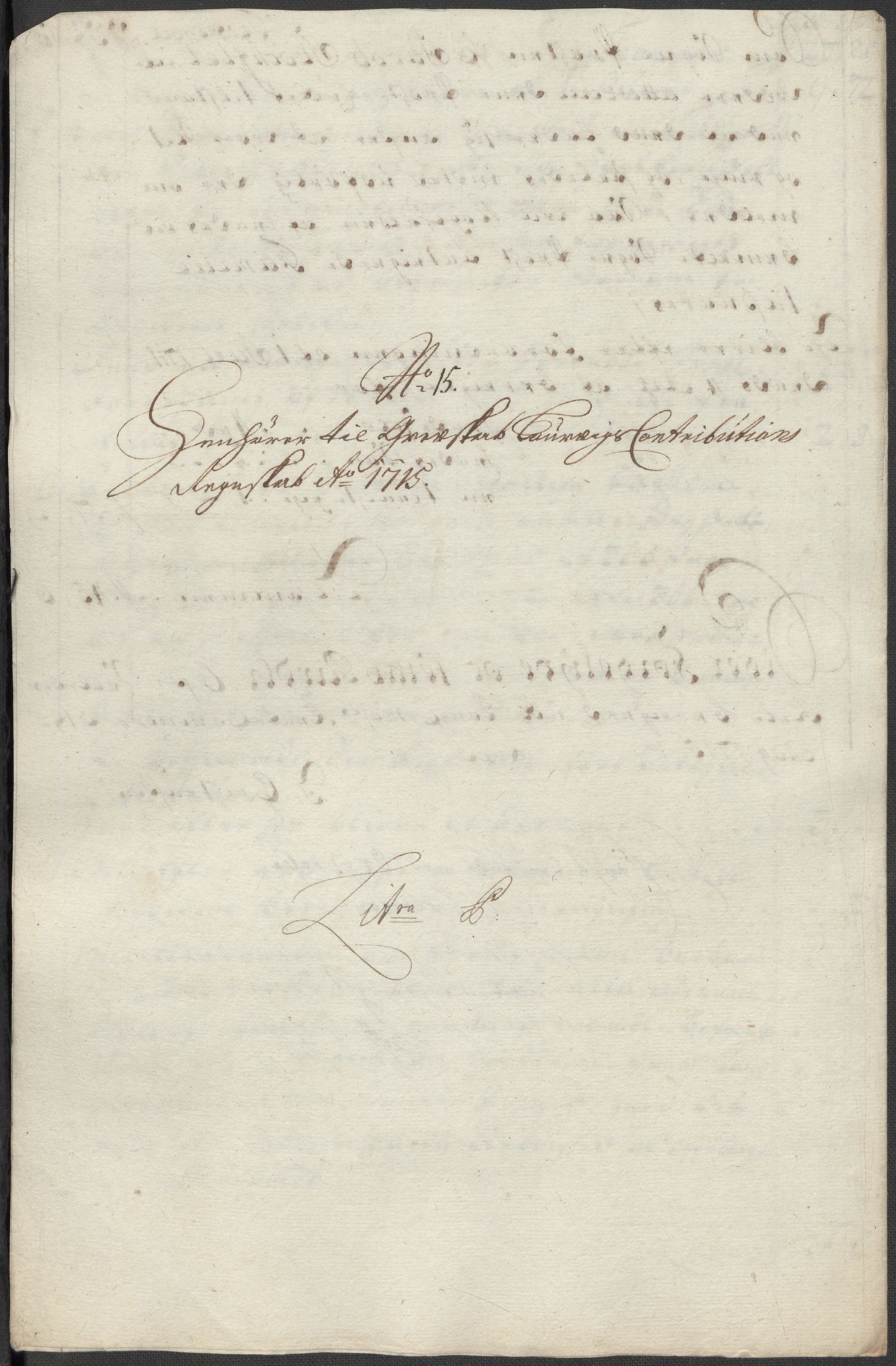 Rentekammeret inntil 1814, Reviderte regnskaper, Fogderegnskap, RA/EA-4092/R33/L1986: Fogderegnskap Larvik grevskap, 1714-1715, p. 493