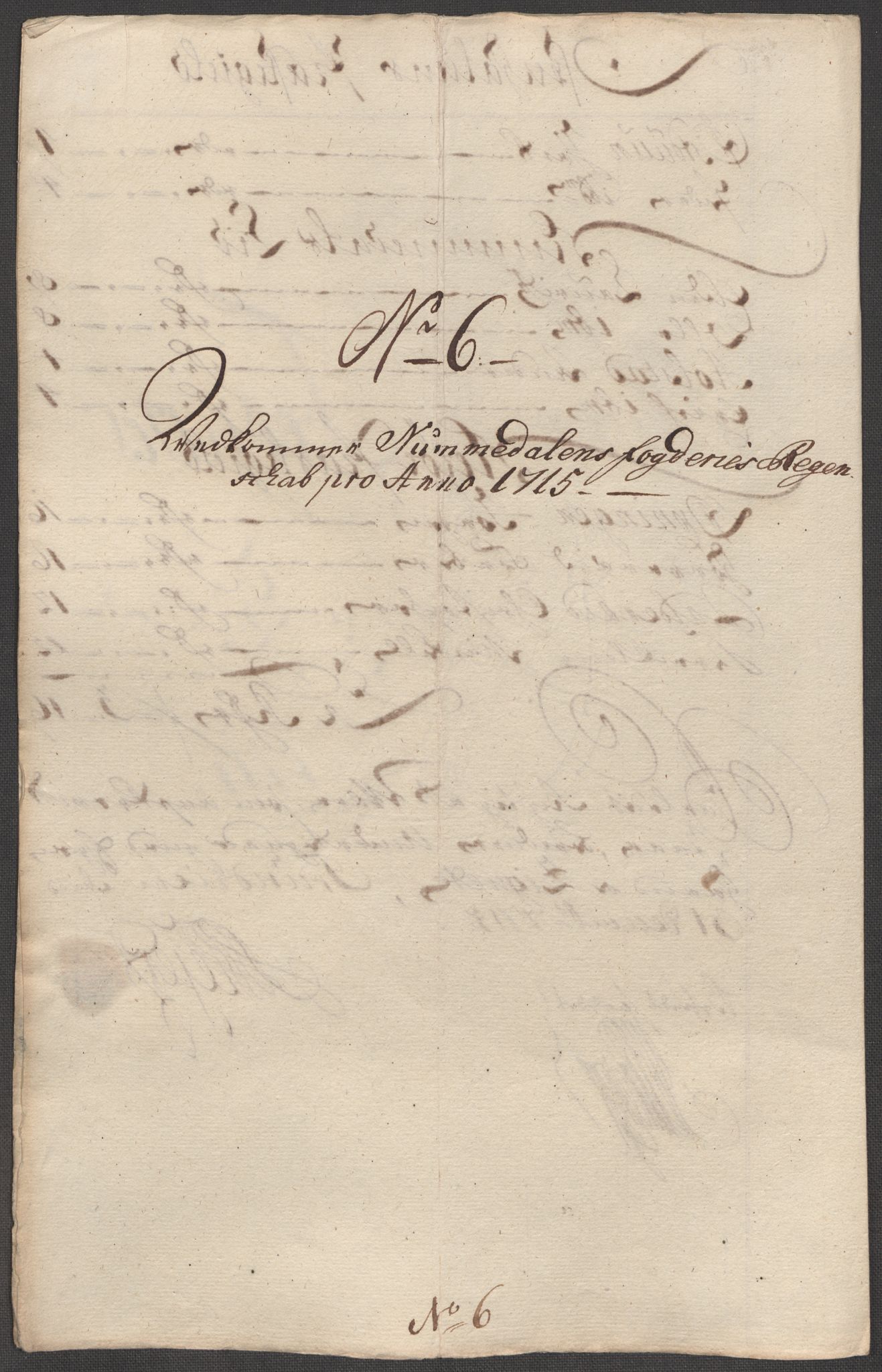 Rentekammeret inntil 1814, Reviderte regnskaper, Fogderegnskap, AV/RA-EA-4092/R64/L4436: Fogderegnskap Namdal, 1715, p. 123