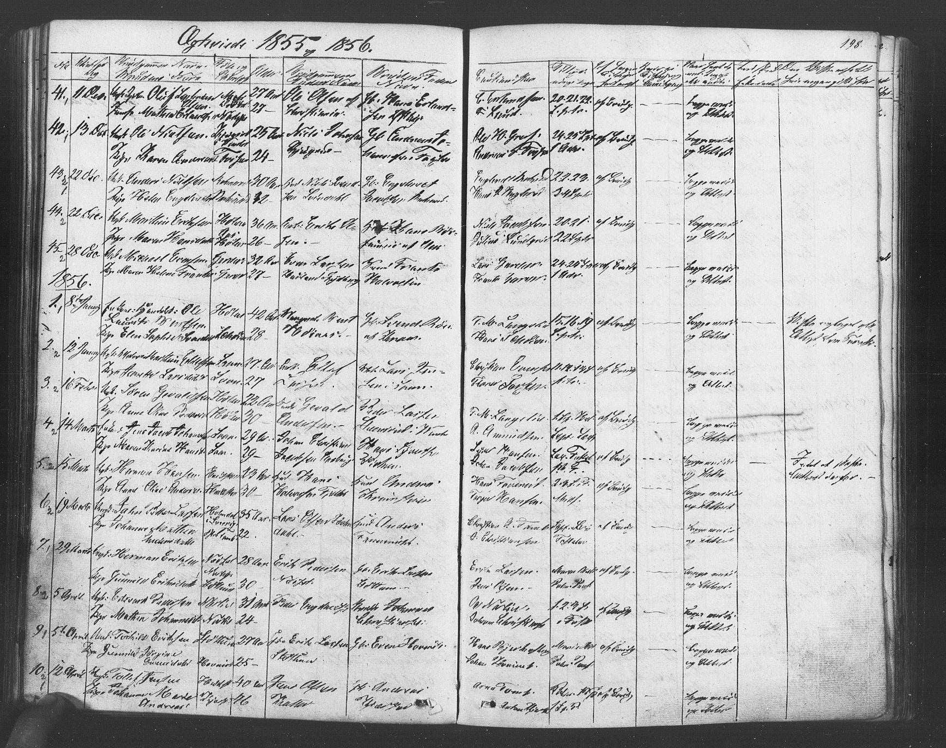 Vestby prestekontor Kirkebøker, SAO/A-10893/F/Fa/L0007: Parish register (official) no. I 7, 1850-1862, p. 198