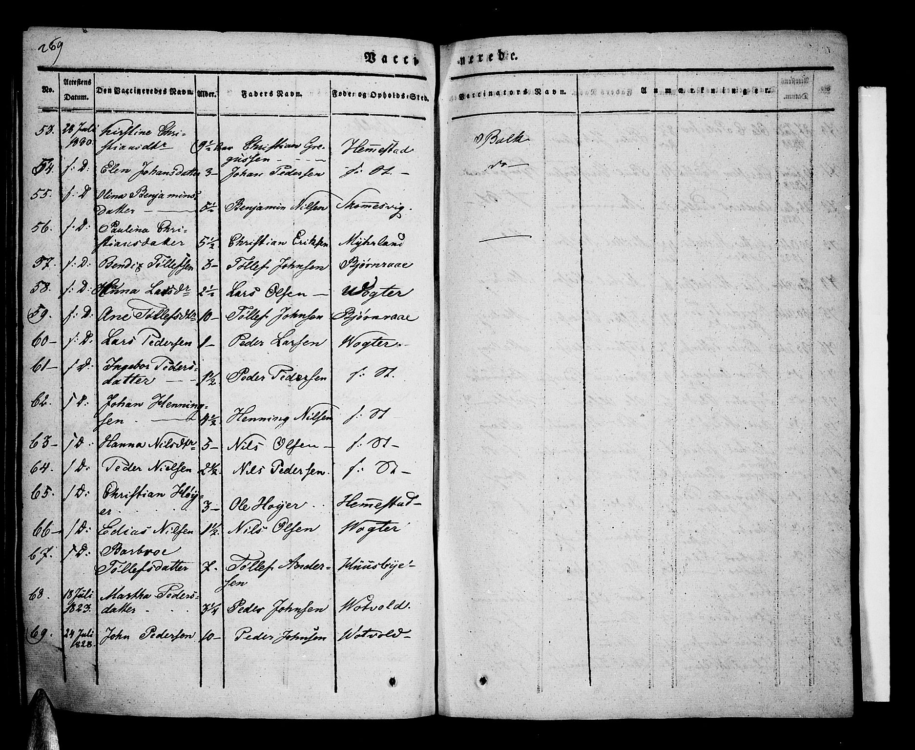 Kvæfjord sokneprestkontor, AV/SATØ-S-1323/G/Ga/Gaa/L0003kirke: Parish register (official) no. 3, 1830-1857, p. 269