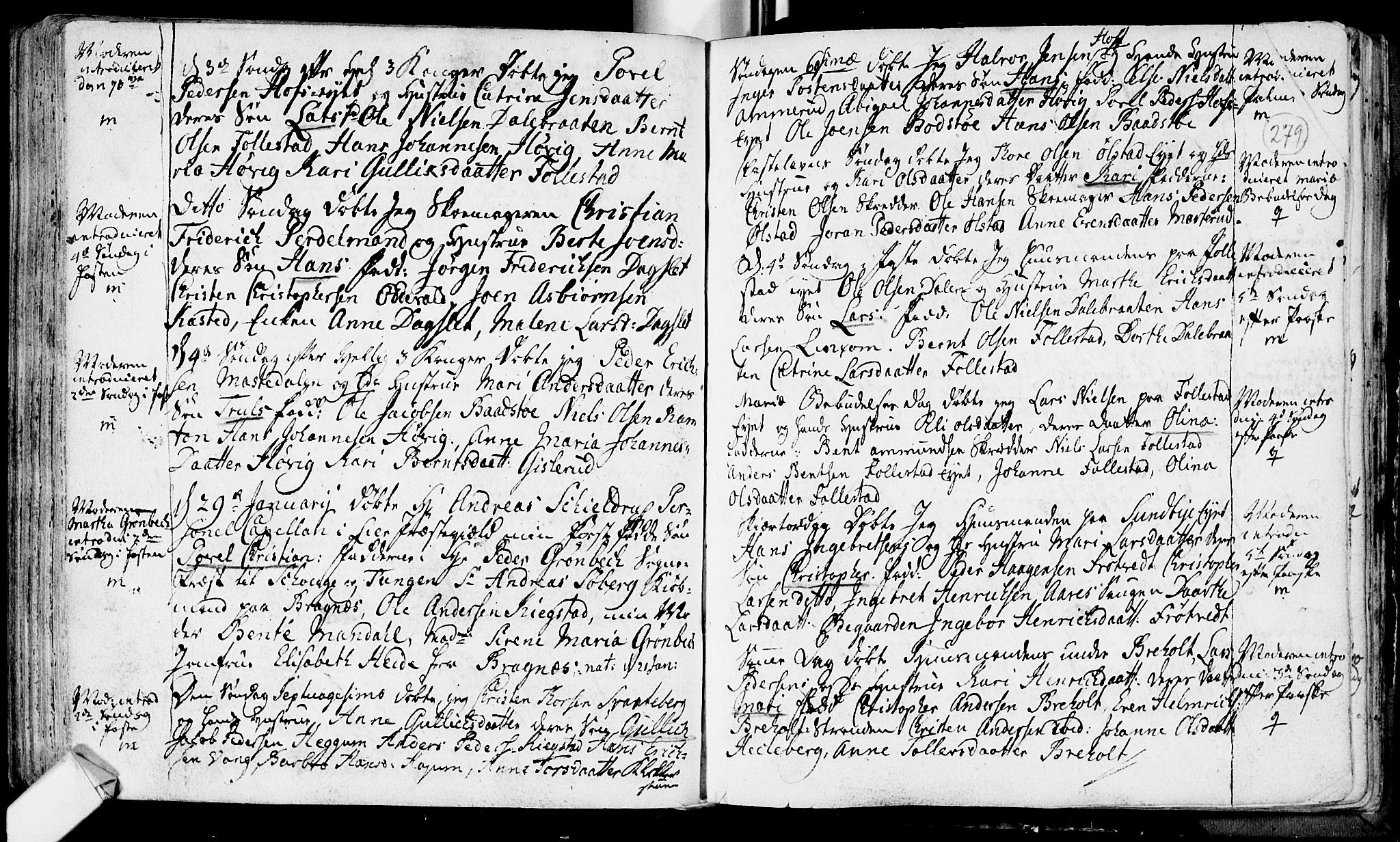 Røyken kirkebøker, SAKO/A-241/F/Fa/L0002: Parish register (official) no. 2, 1731-1782, p. 279