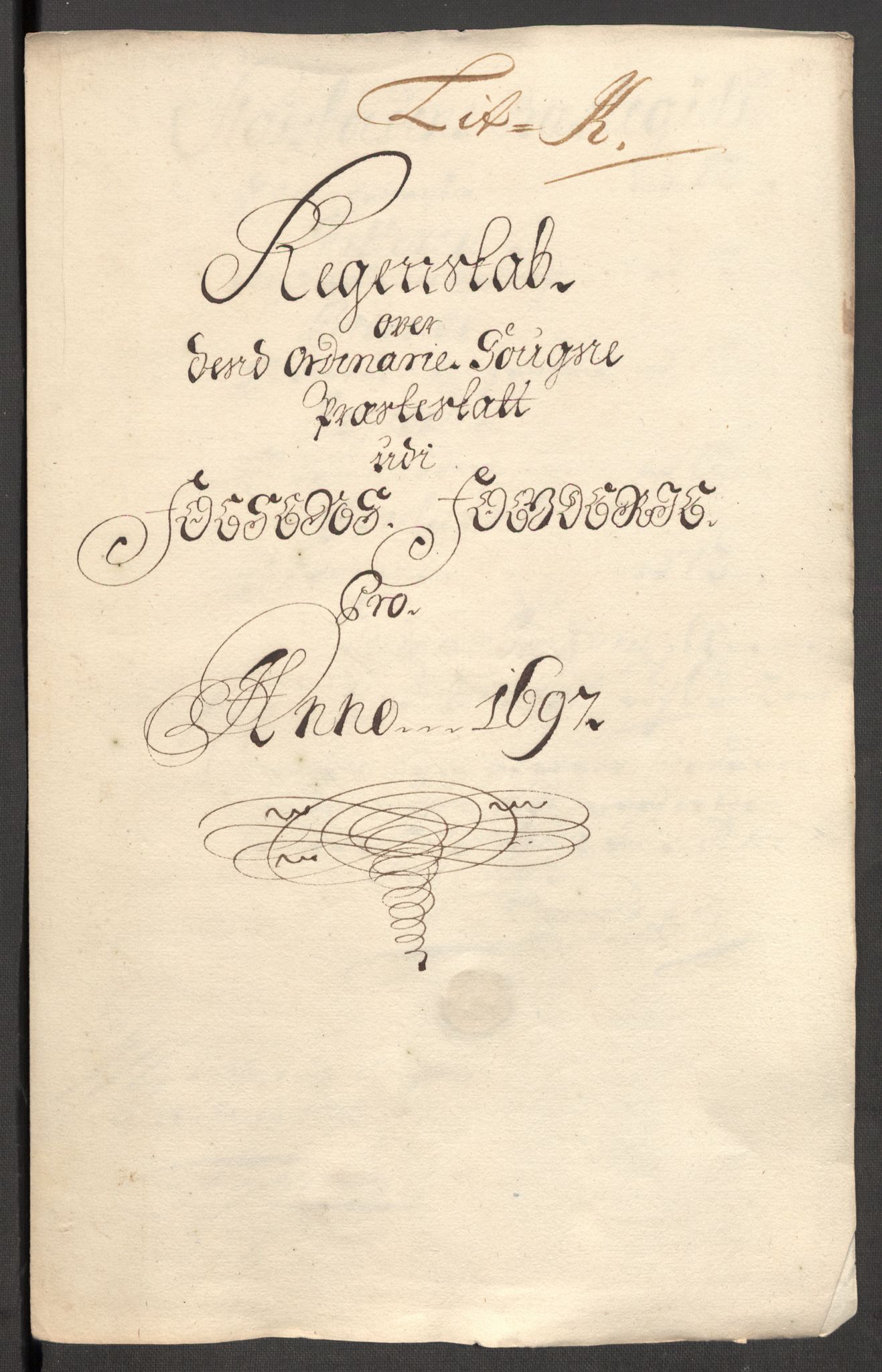 Rentekammeret inntil 1814, Reviderte regnskaper, Fogderegnskap, RA/EA-4092/R57/L3852: Fogderegnskap Fosen, 1697, p. 158