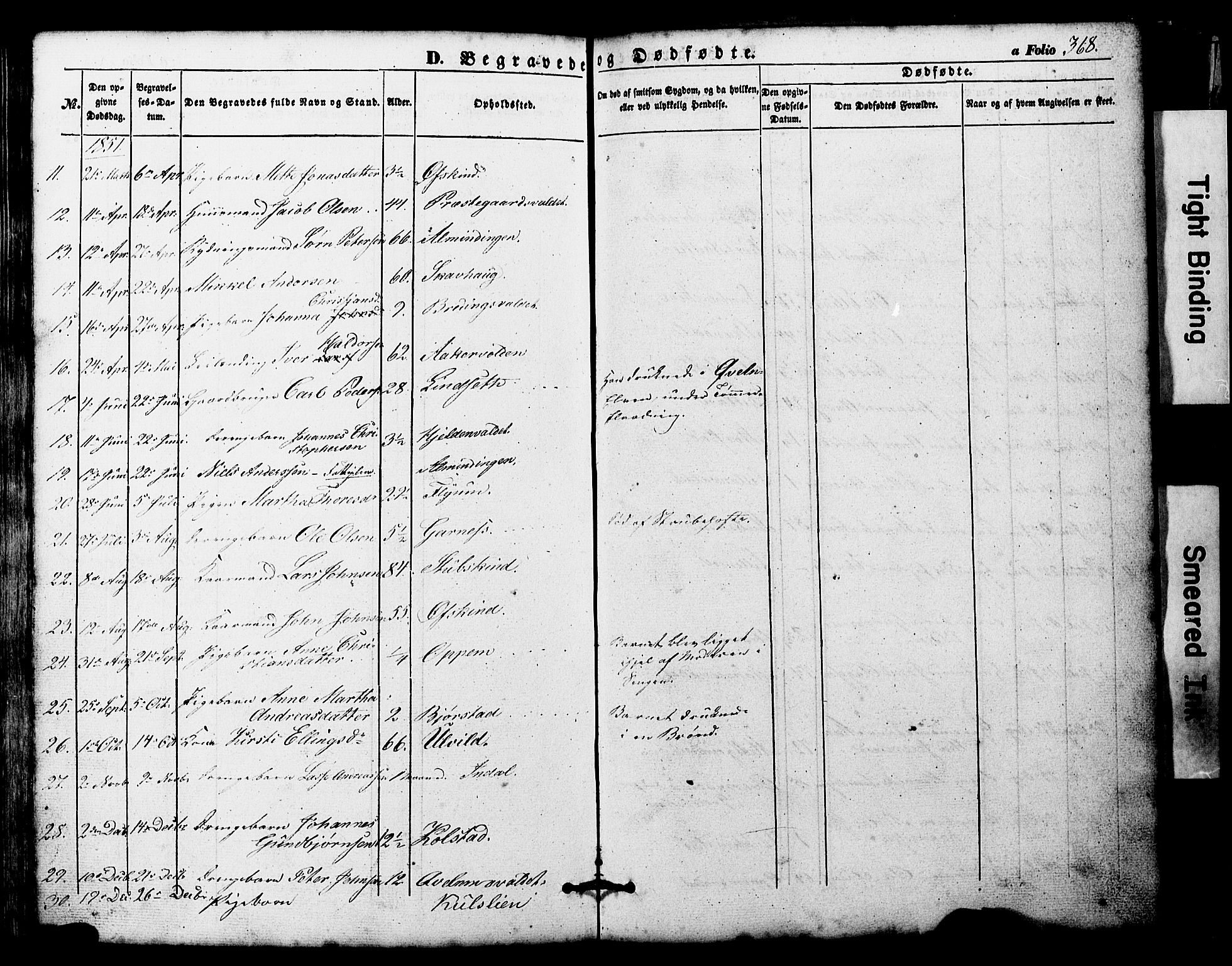 Ministerialprotokoller, klokkerbøker og fødselsregistre - Nord-Trøndelag, SAT/A-1458/724/L0268: Parish register (copy) no. 724C04, 1846-1878, p. 368