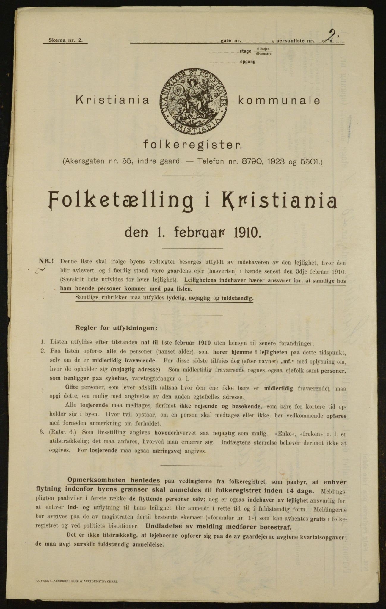 OBA, Municipal Census 1910 for Kristiania, 1910, p. 100299