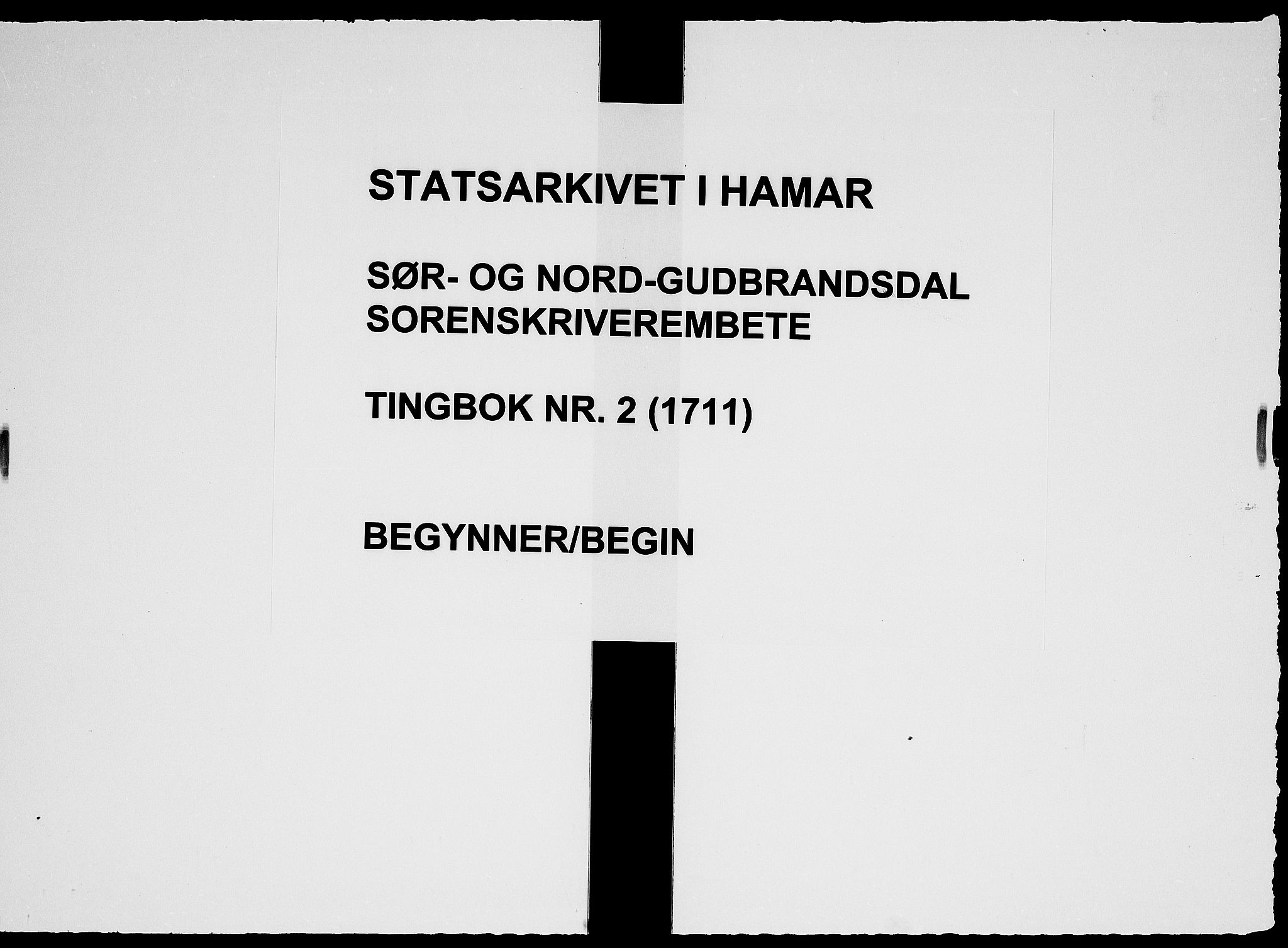 Sorenskriverier i Gudbrandsdalen, SAH/TING-036/G/Gb/Gbc/L0002: Tingbok - Nord- og Sør-Gudbrandsdal, 1711