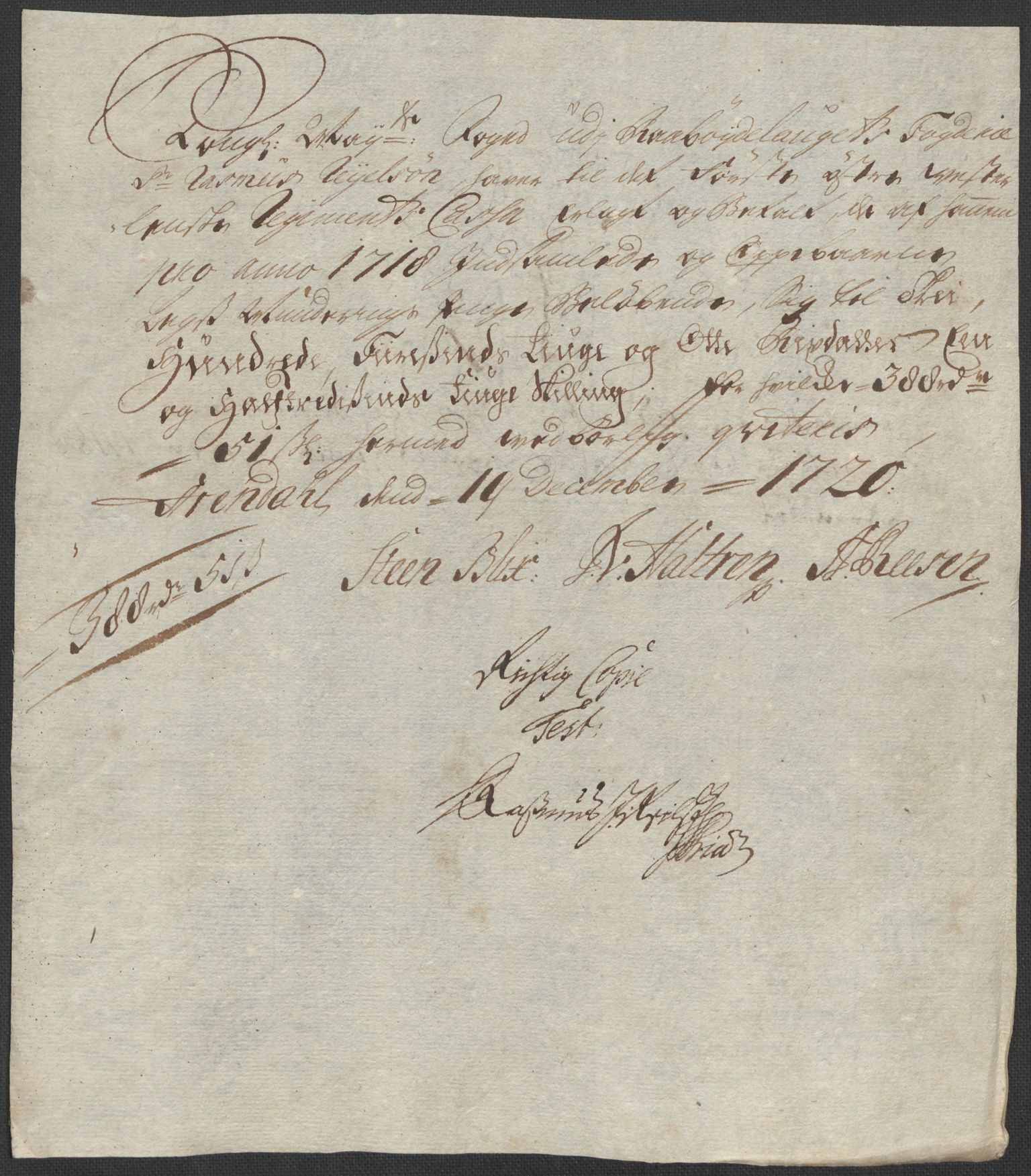 Rentekammeret inntil 1814, Reviderte regnskaper, Fogderegnskap, AV/RA-EA-4092/R40/L2453: Fogderegnskap Råbyggelag, 1718-1719, p. 246