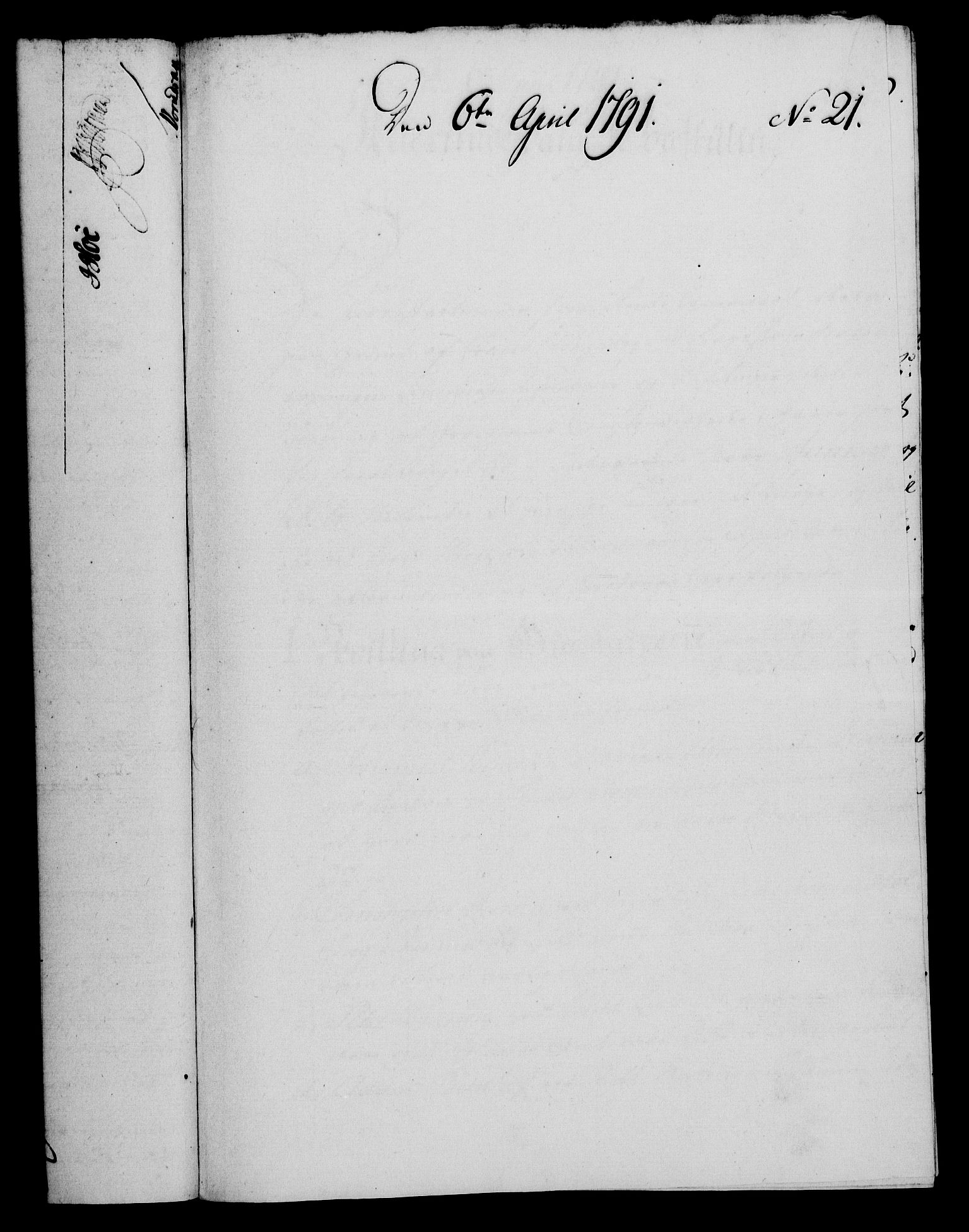 Rentekammeret, Kammerkanselliet, RA/EA-3111/G/Gf/Gfa/L0073: Norsk relasjons- og resolusjonsprotokoll (merket RK 52.73), 1791, p. 135