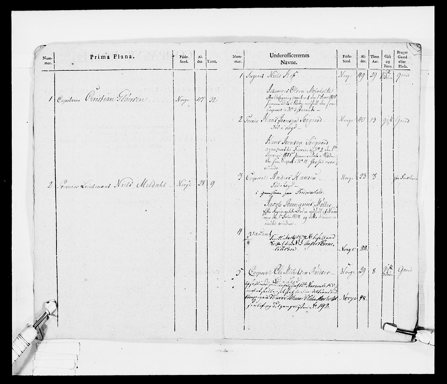 Generalitets- og kommissariatskollegiet, Det kongelige norske kommissariatskollegium, AV/RA-EA-5420/E/Eh/L0030a: Sønnafjelske gevorbne infanteriregiment, 1807, p. 7