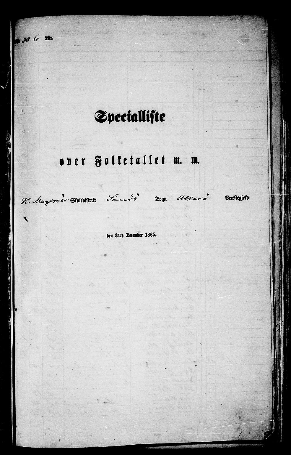RA, 1865 census for Aukra, 1865, p. 105