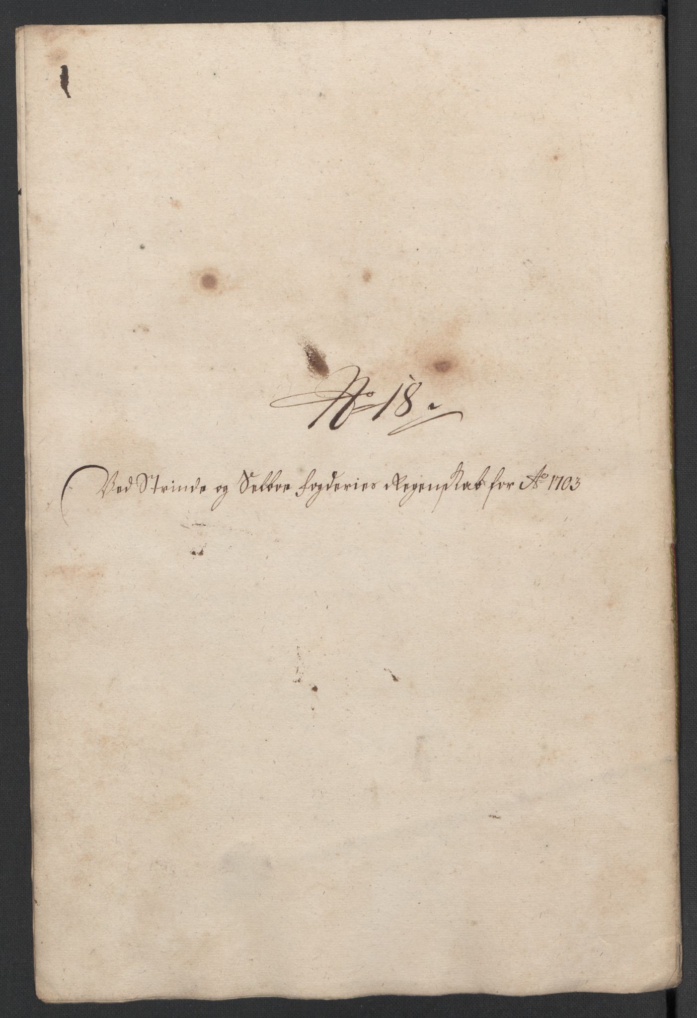 Rentekammeret inntil 1814, Reviderte regnskaper, Fogderegnskap, AV/RA-EA-4092/R61/L4108: Fogderegnskap Strinda og Selbu, 1701-1703, p. 474