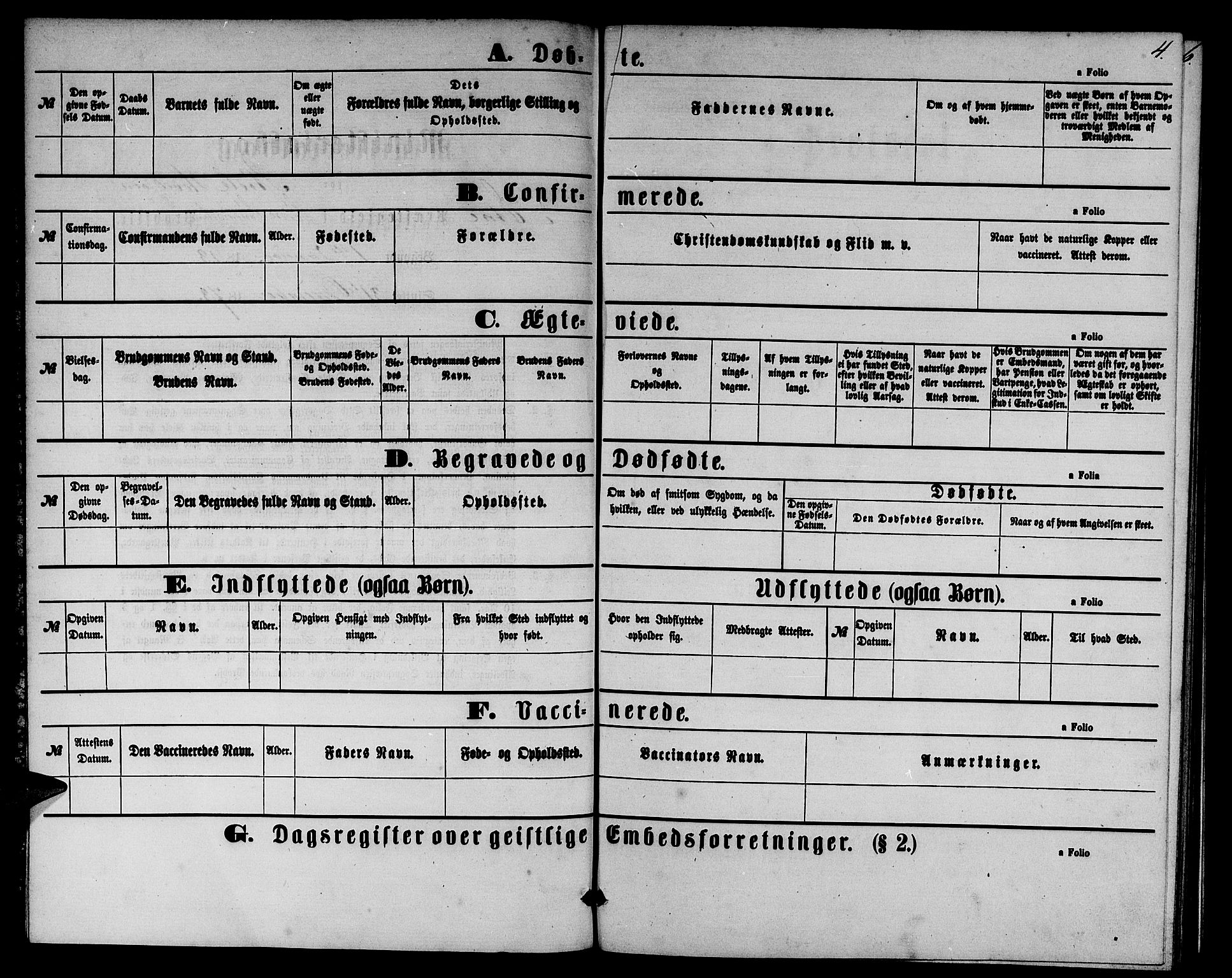 Etne sokneprestembete, AV/SAB-A-75001/H/Hab: Parish register (copy) no. A 3, 1863-1873, p. 4