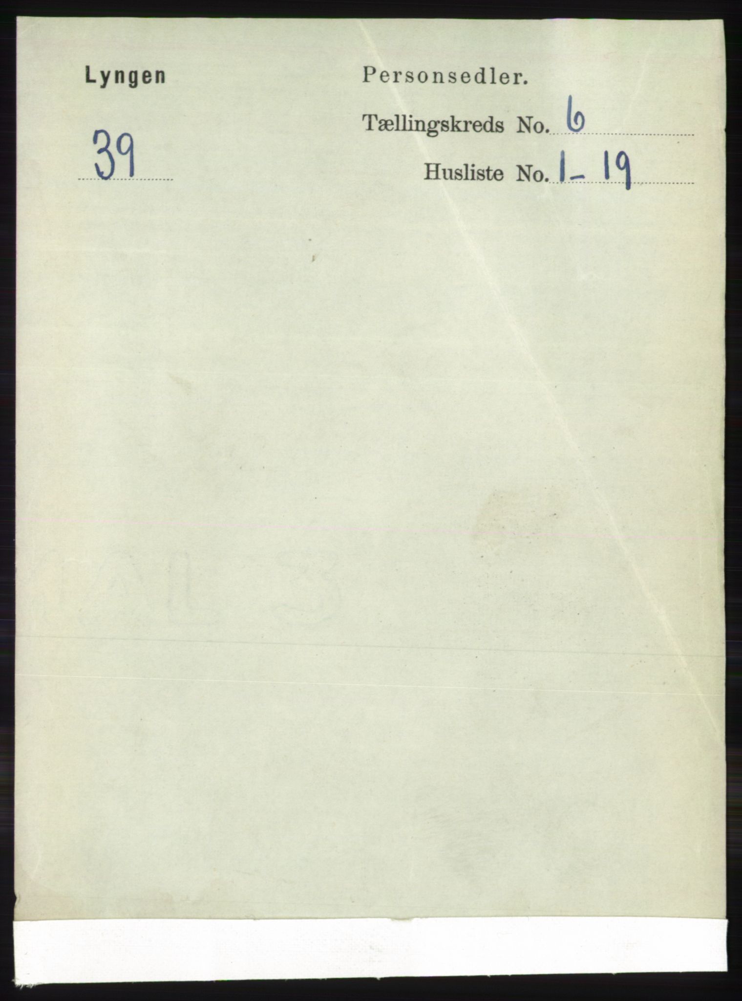 RA, 1891 census for 1938 Lyngen, 1891, p. 5228