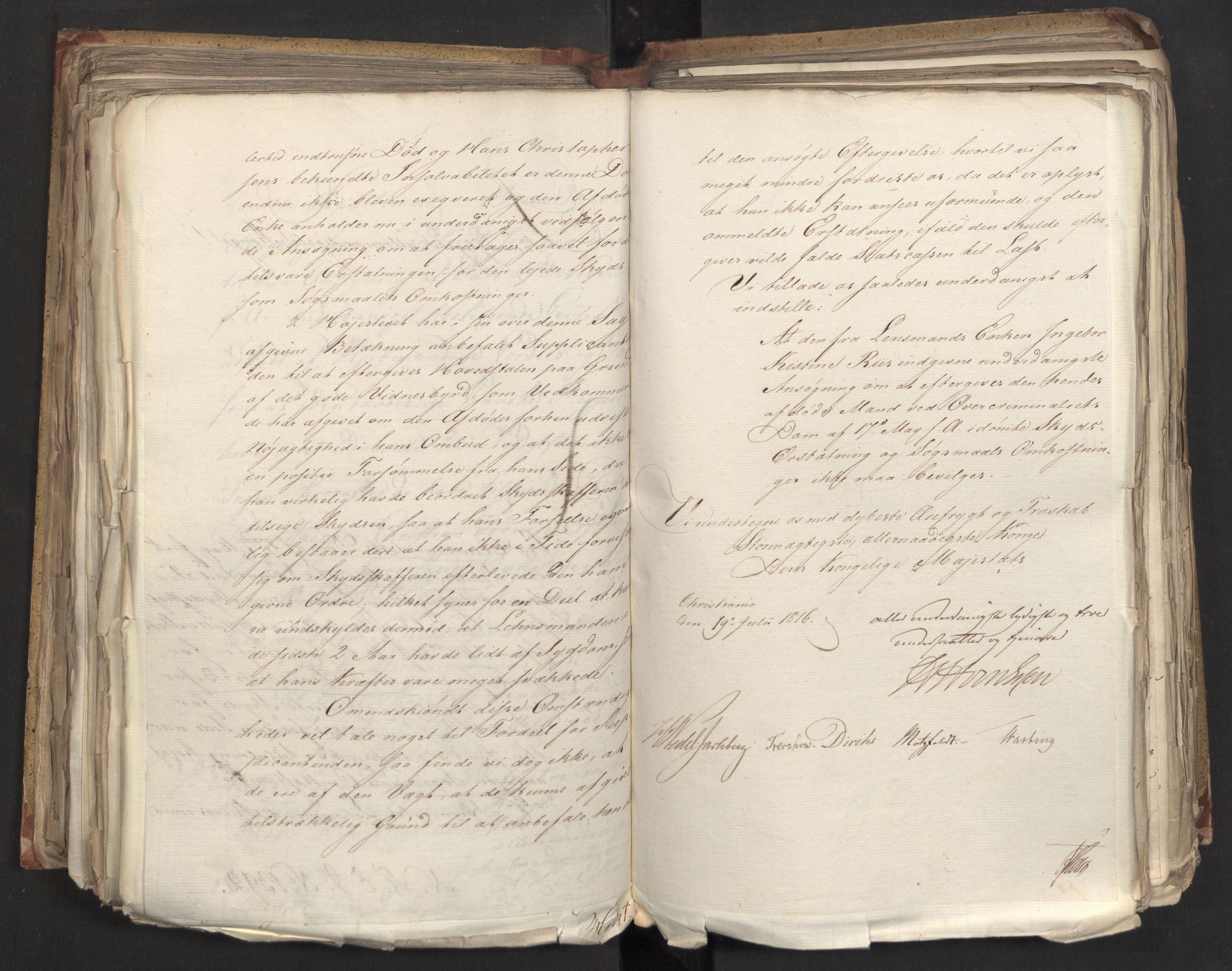 Statsrådsavdelingen i Stockholm, AV/RA-S-1003/D/Da/L0006: Regjeringsinnstillinger nr. 1247-1544, 1816, p. 279