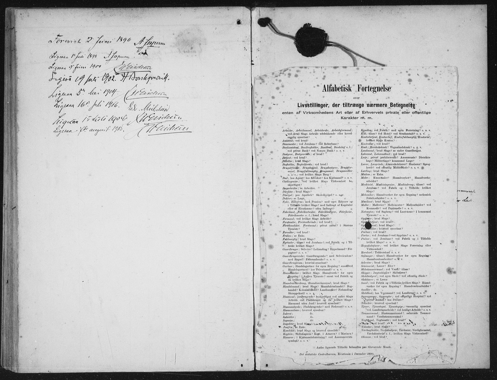 Kinn sokneprestembete, SAB/A-80801/H/Haa/Haac/L0002: Parish register (official) no. C 2, 1895-1916