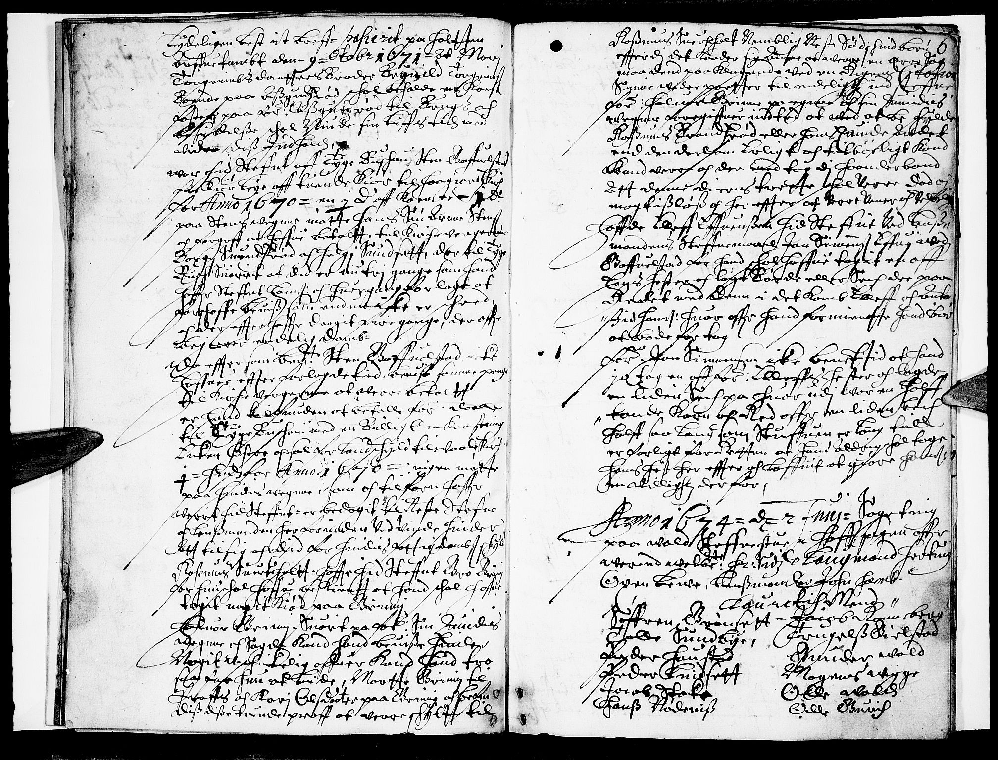 Jarlsberg-sorenskriveriene, SAKO/A-79/F/Fa/L0016: Tingbok, 1674-1676, p. 6