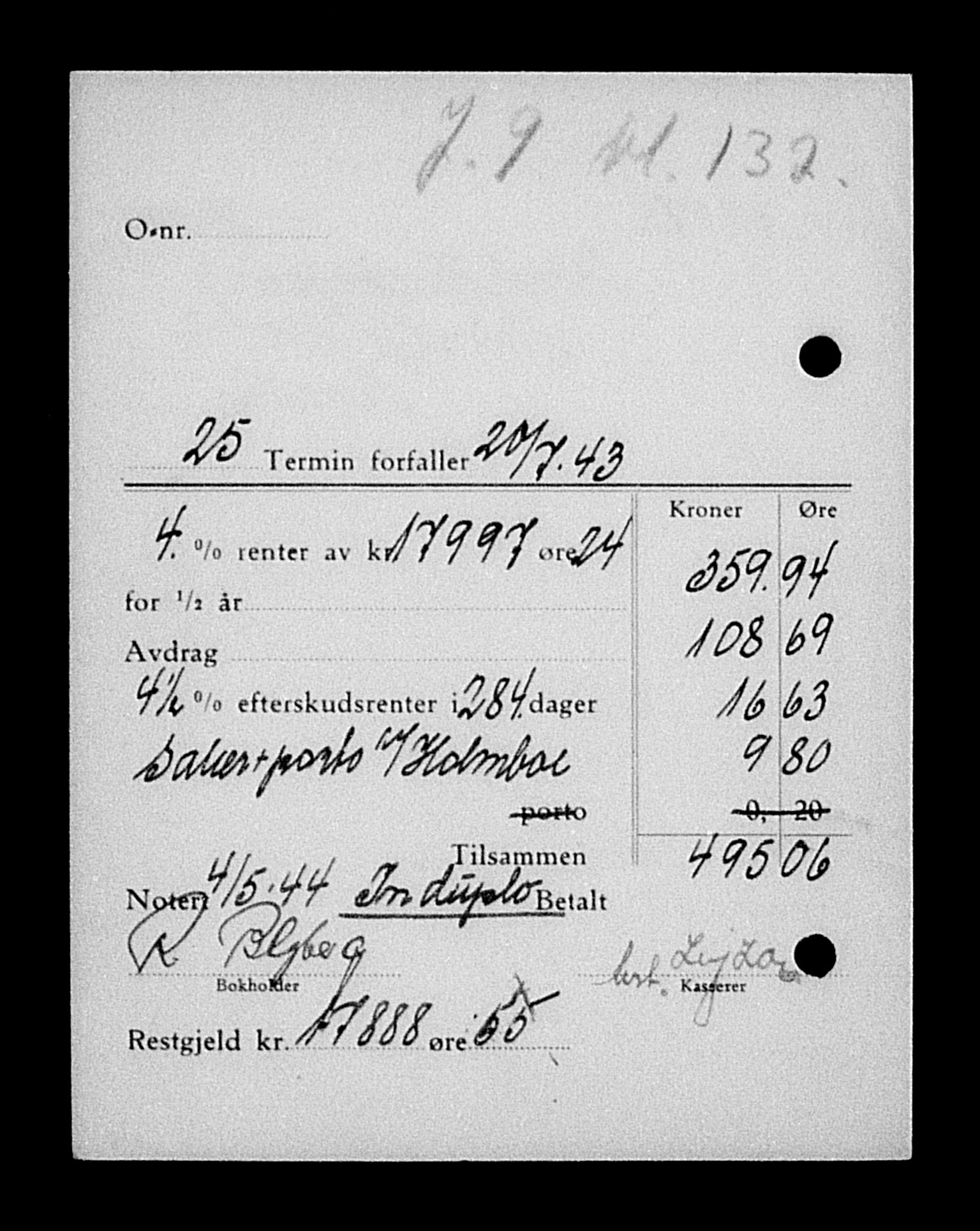 Justisdepartementet, Tilbakeføringskontoret for inndratte formuer, AV/RA-S-1564/H/Hc/Hcb/L0912: --, 1945-1947, p. 876