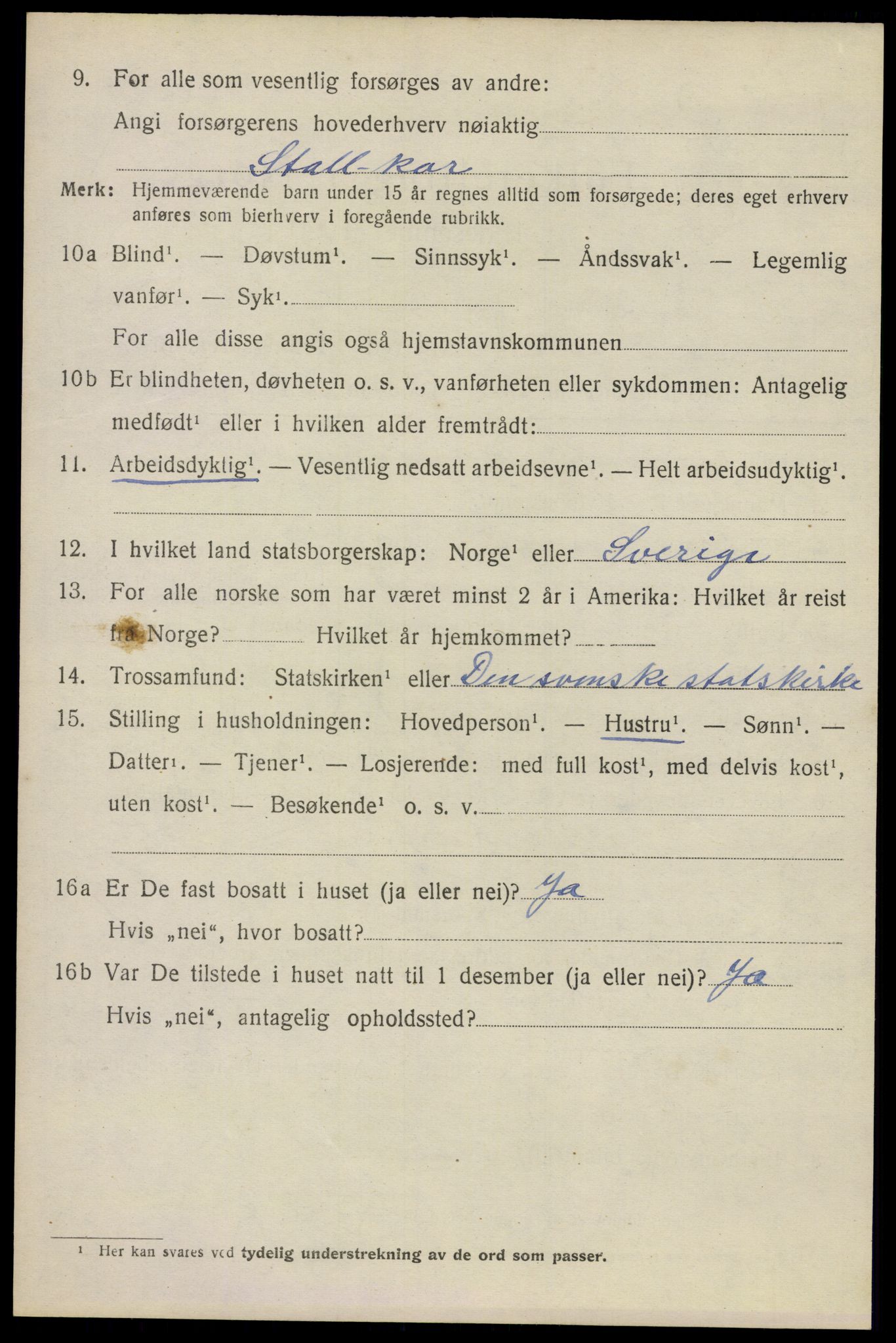 SAO, 1920 census for Nes, 1920, p. 13731