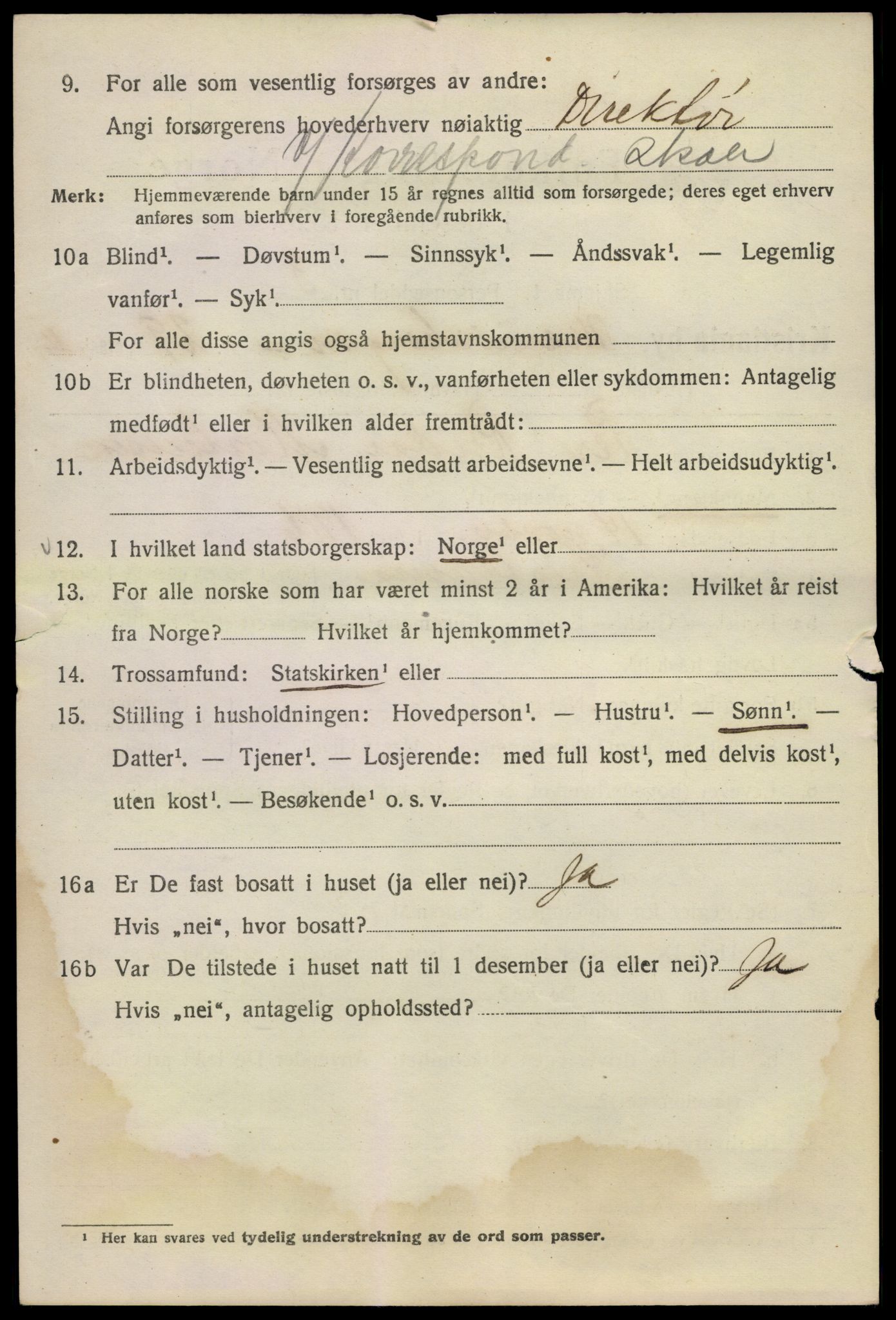 SAO, 1920 census for Kristiania, 1920, p. 620166