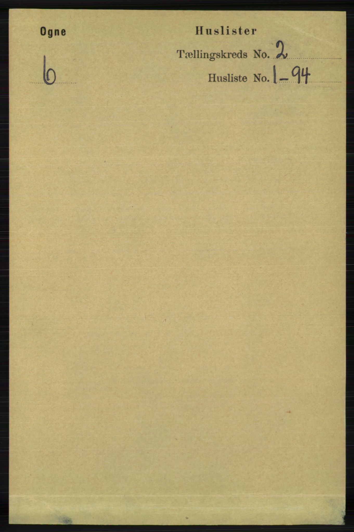 RA, 1891 census for 1117 Ogna, 1891, p. 669