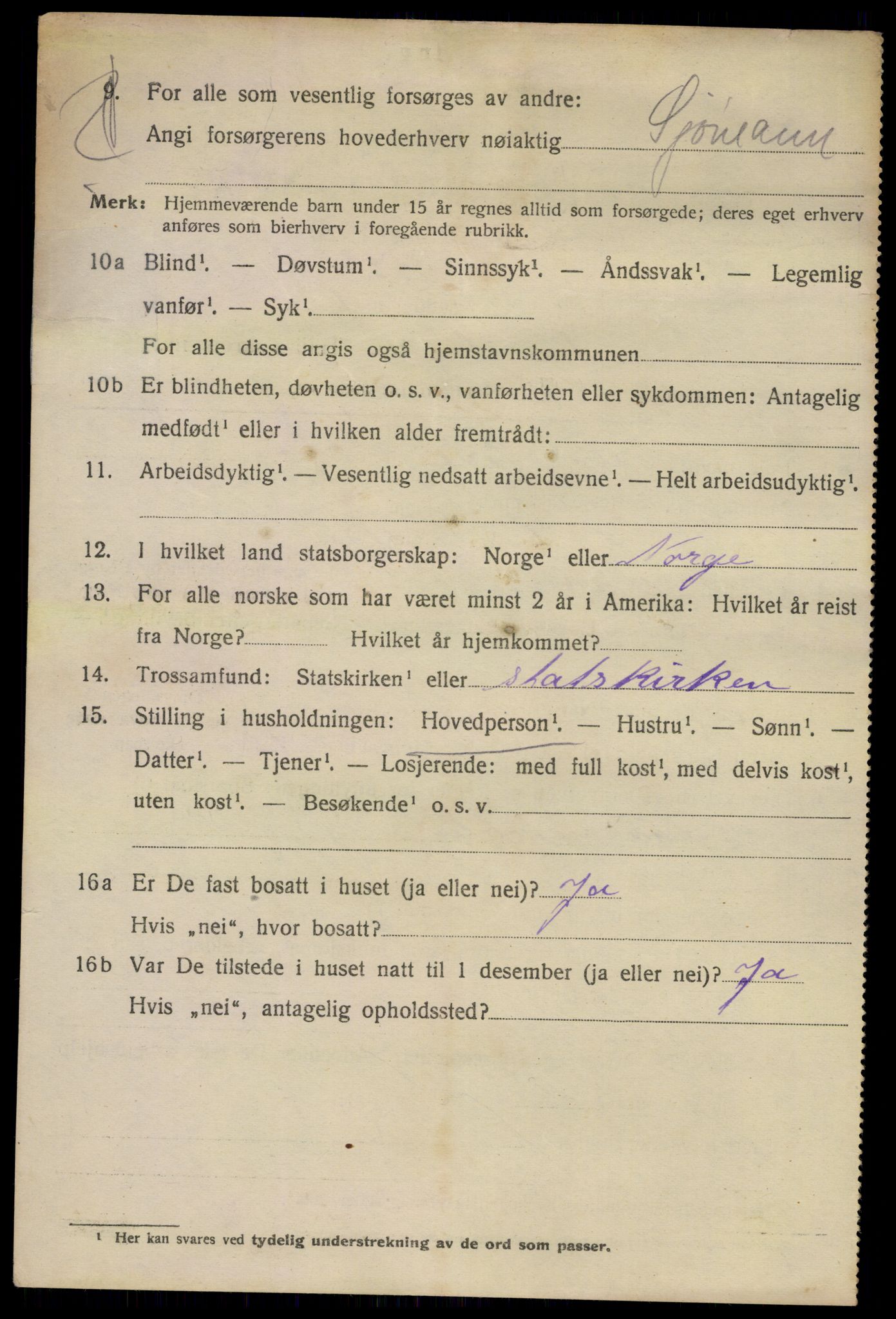 SAKO, 1920 census for Larvik, 1920, p. 17939