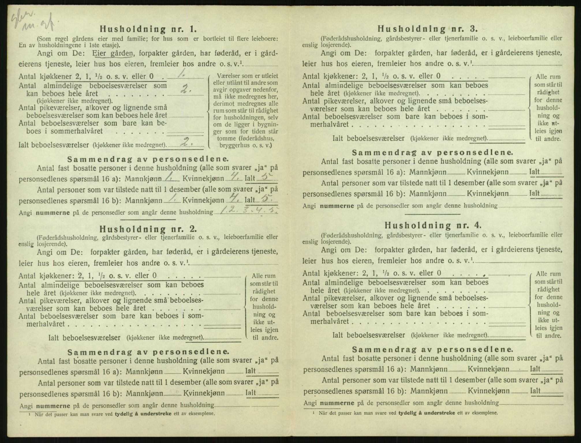 SAK, 1920 census for Gjøvdal, 1920, p. 151