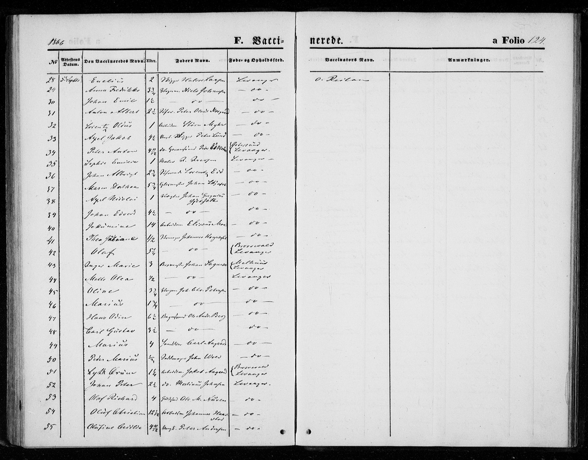 Ministerialprotokoller, klokkerbøker og fødselsregistre - Nord-Trøndelag, SAT/A-1458/720/L0186: Parish register (official) no. 720A03, 1864-1874, p. 124