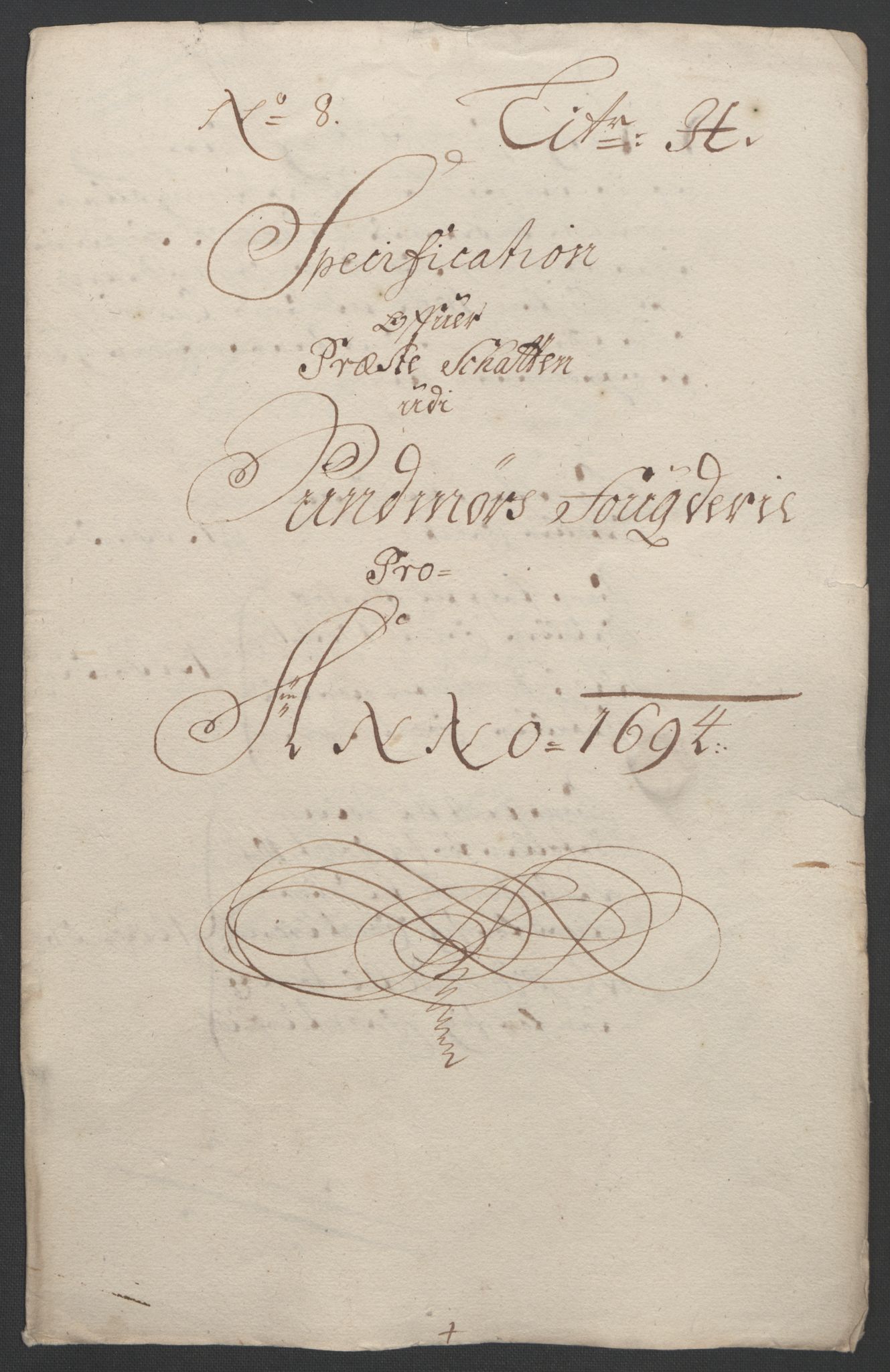 Rentekammeret inntil 1814, Reviderte regnskaper, Fogderegnskap, AV/RA-EA-4092/R54/L3555: Fogderegnskap Sunnmøre, 1694-1695, p. 167