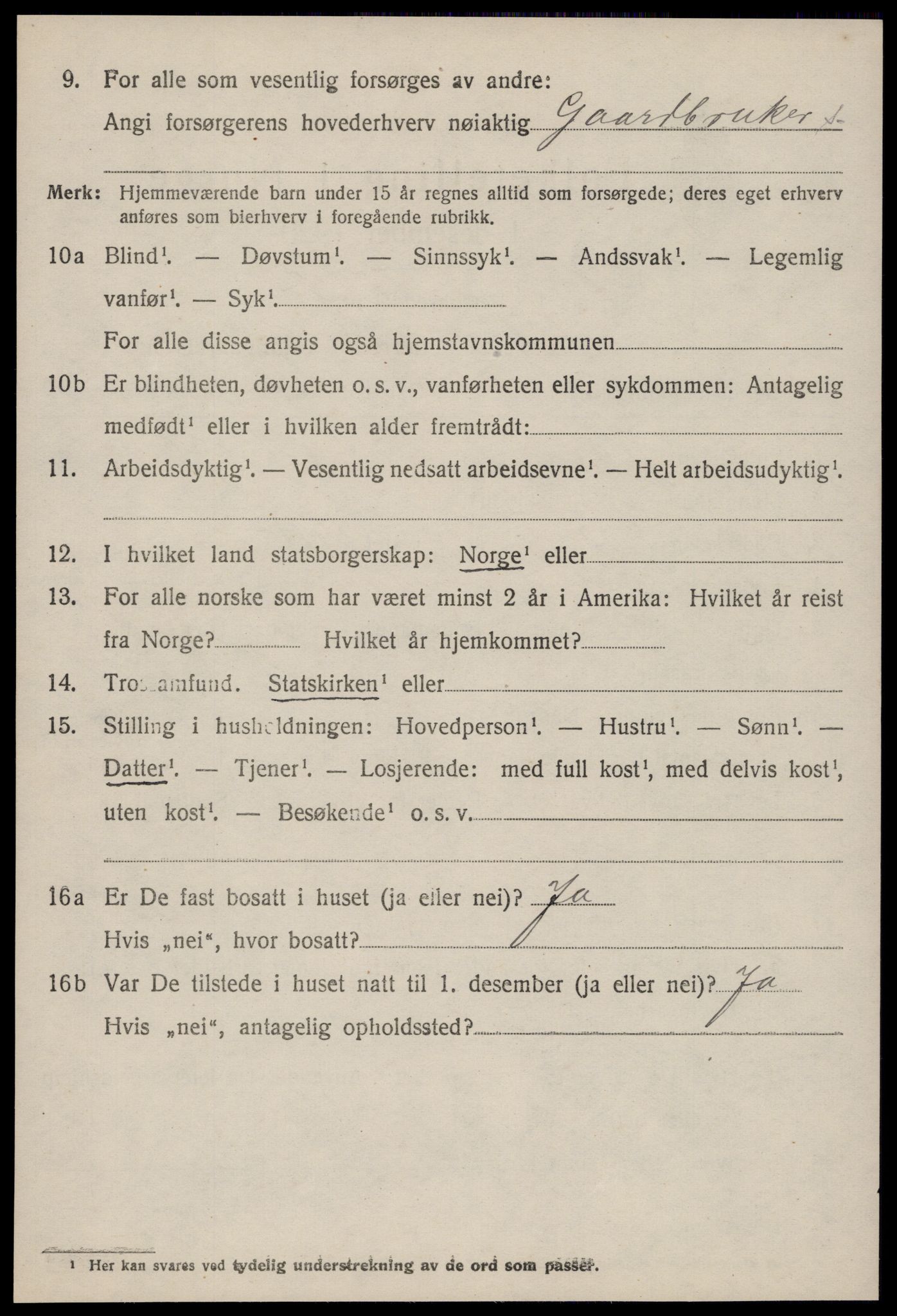 SAT, 1920 census for Aukra, 1920, p. 6946