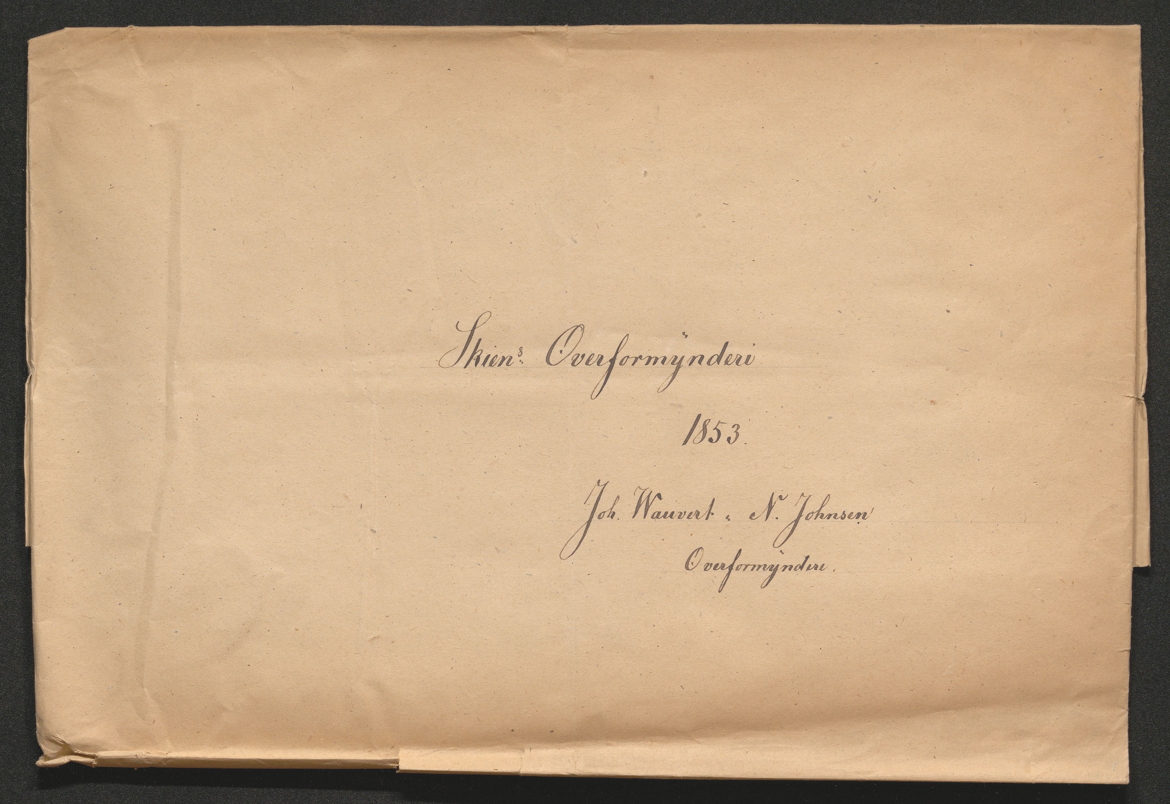 Skien overformynderi, AV/SAKO-A-1028/R/Ra/L0002: II-1B. Regnskap, 1848-1856