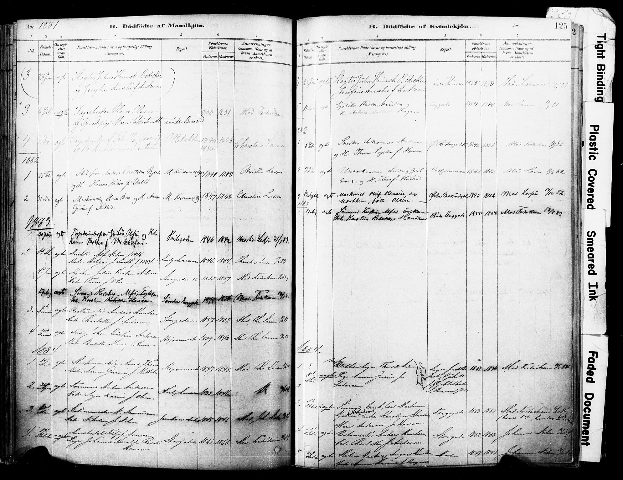 Horten kirkebøker, SAKO/A-348/F/Fa/L0003: Parish register (official) no. 3, 1878-1887, p. 125